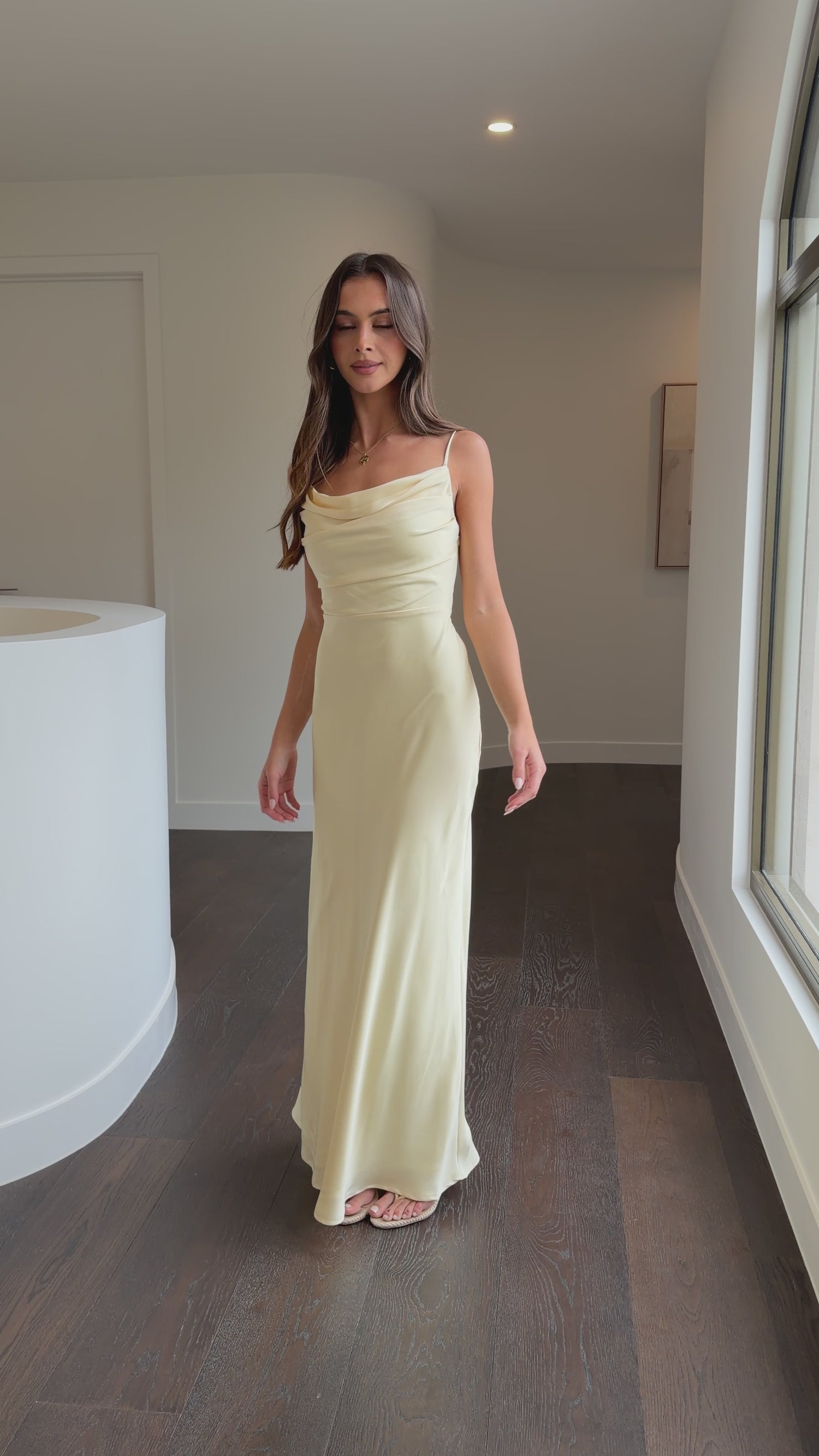 Amora Maxi Dress - Yellow - Billy J