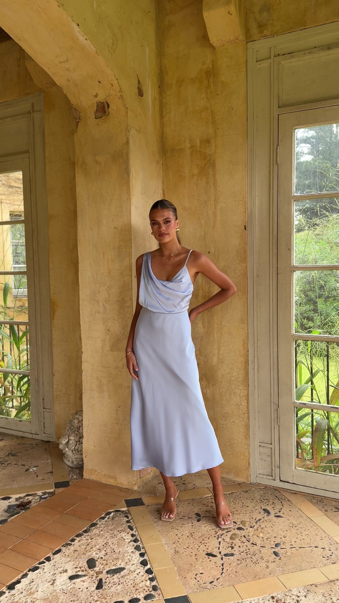 Audrey Maxi Dress - Blue Bell - Billy J