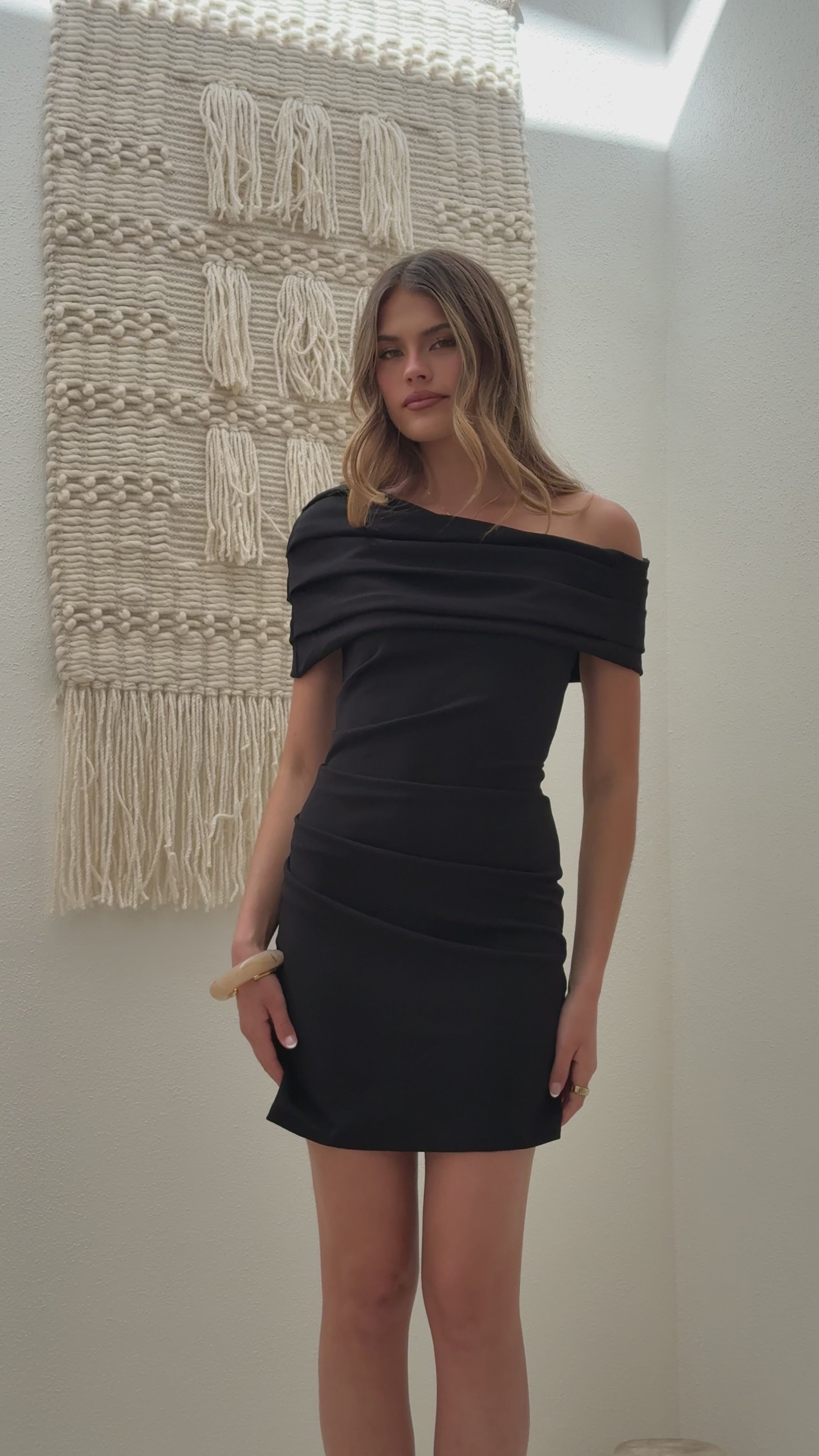 Telaia Mini Dress - Black - Billy J