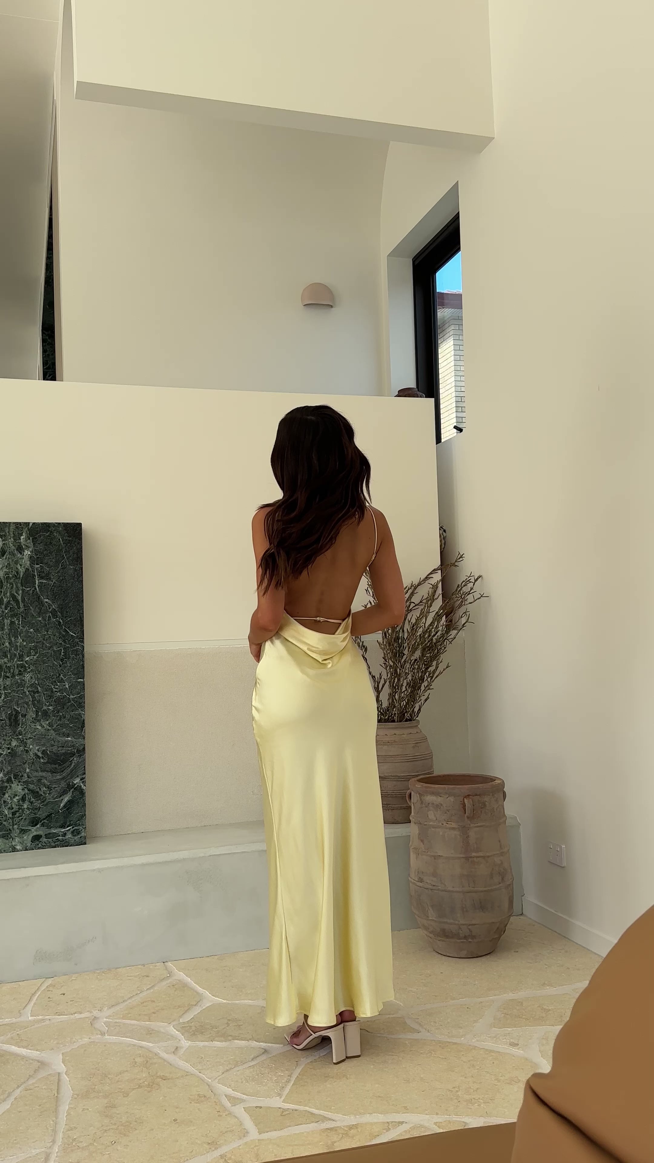 Load video: Sia Maxi Dress - Yellow - Billy J