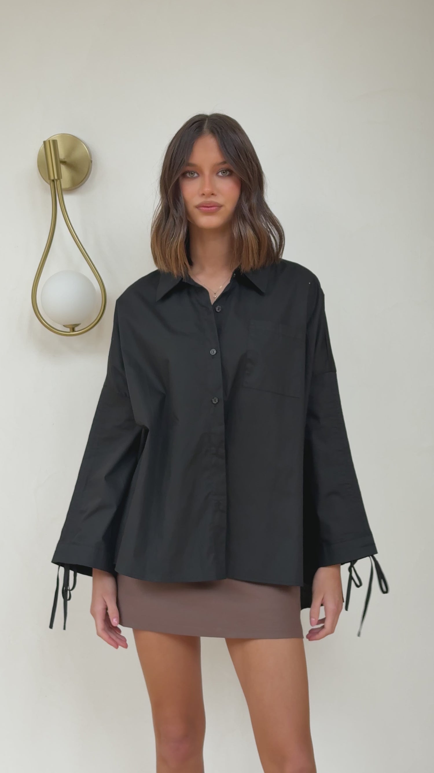 Alanna Shirt - Black - Billy J