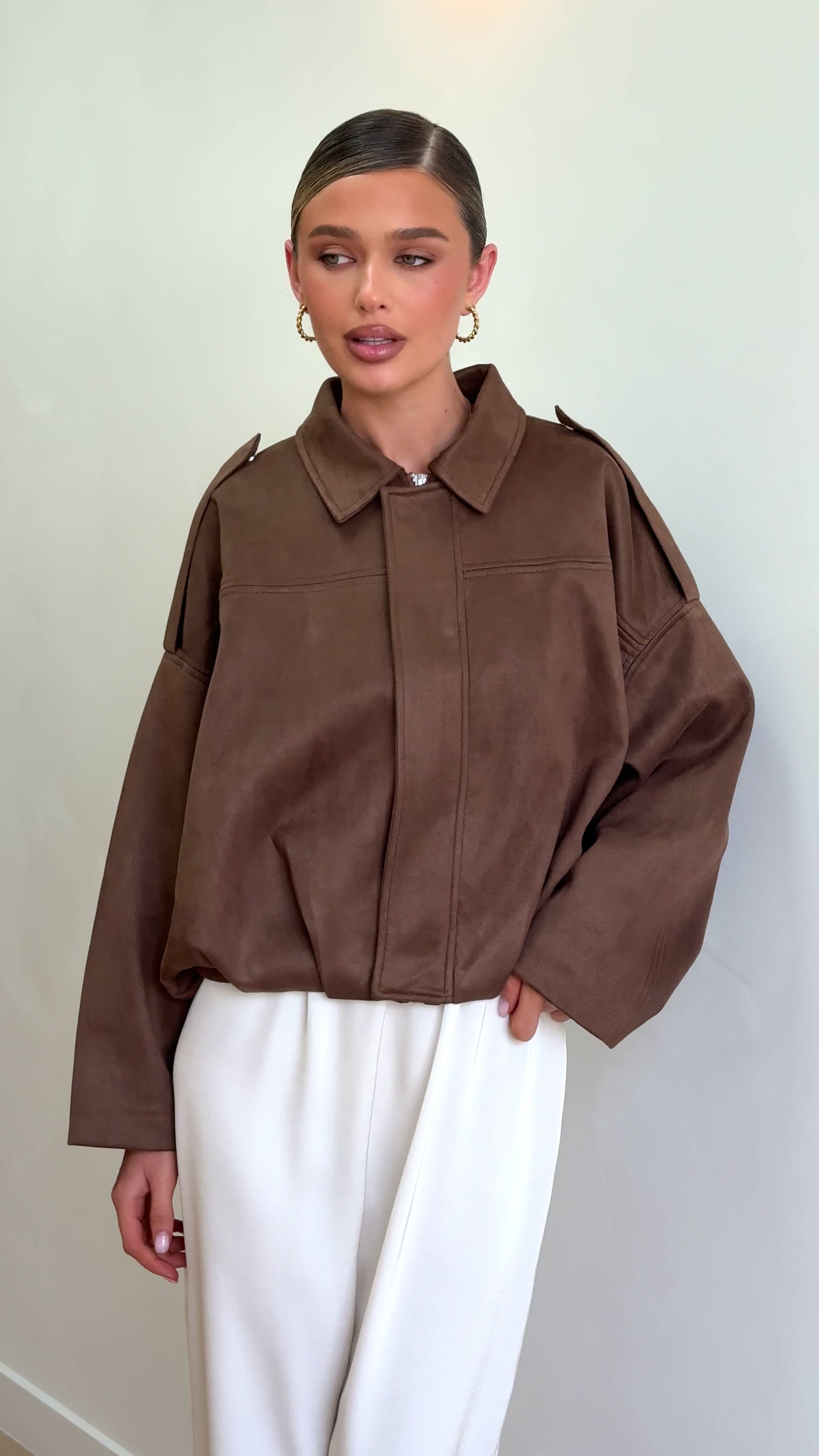 Phoenix Bomber Jacket - Brown - Billy J