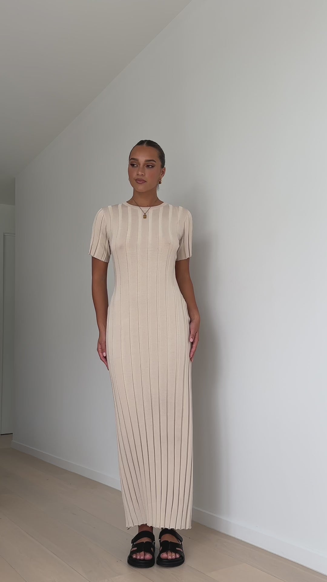 Mari Maxi Dress - Sand - Billy J