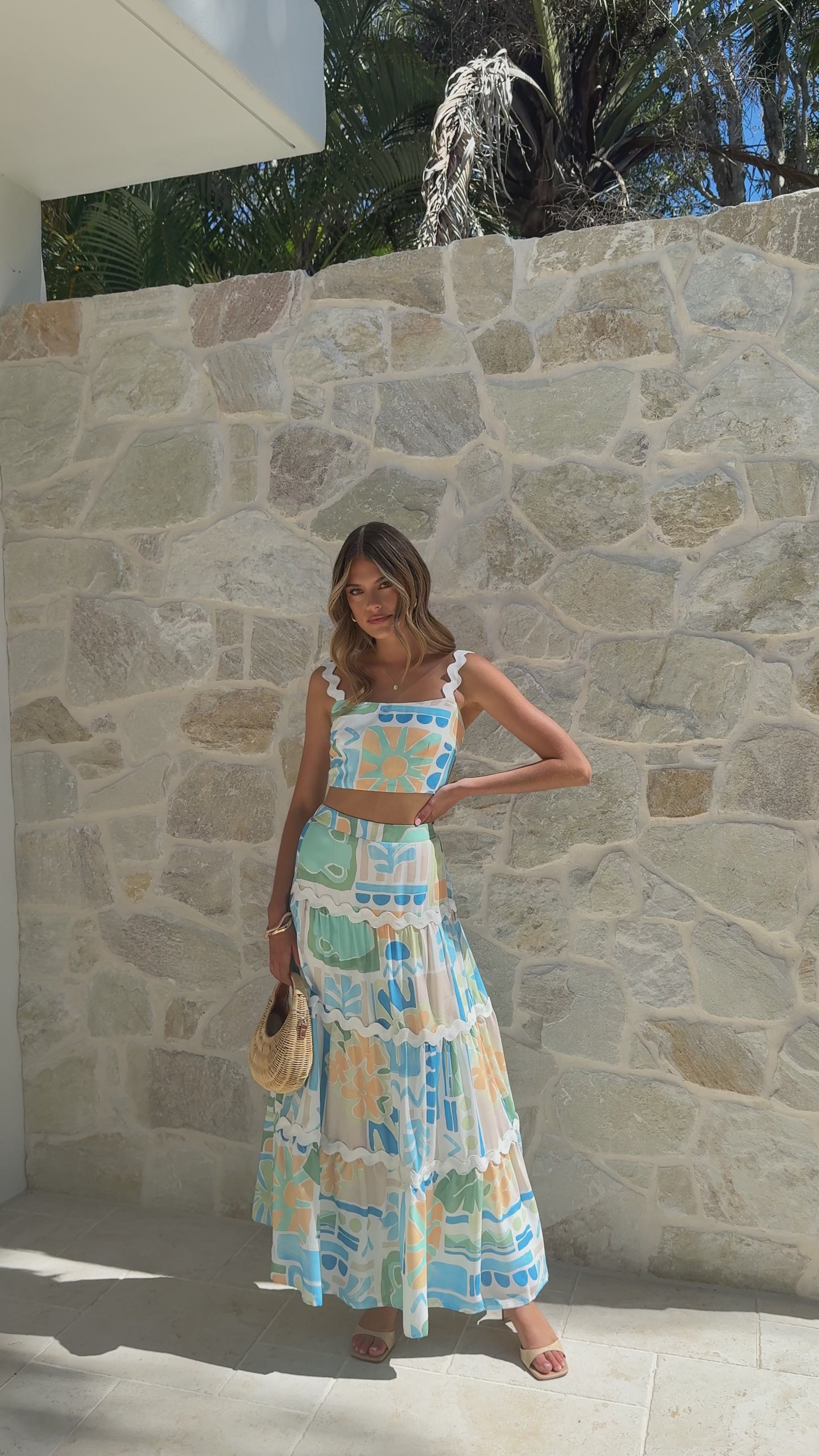 Talida Maxi Skirt - Summer Breeze - Billy J