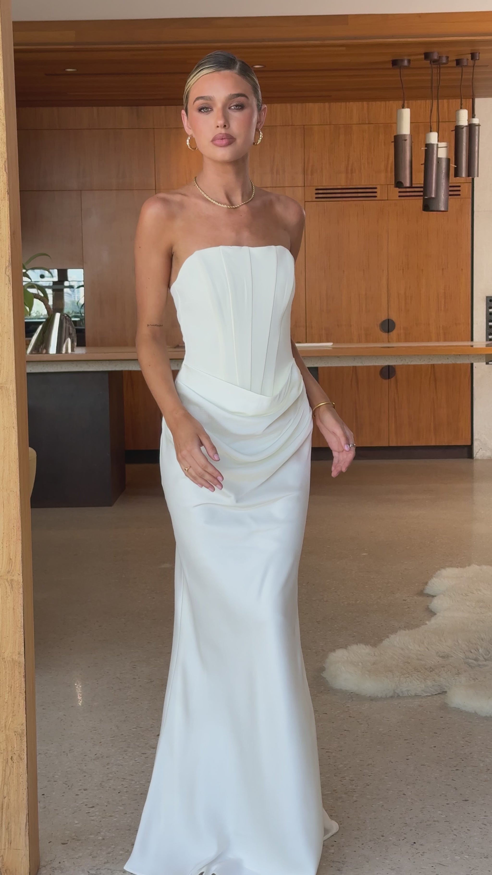 Camille Maxi Dress - Ivory - Billy J