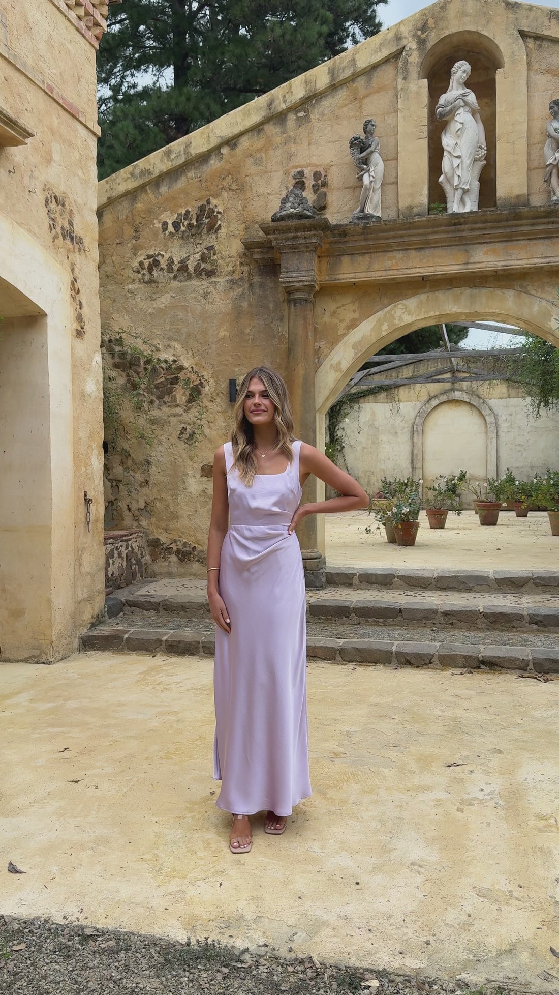 Adeline Maxi Dress - Lilac - Billy J