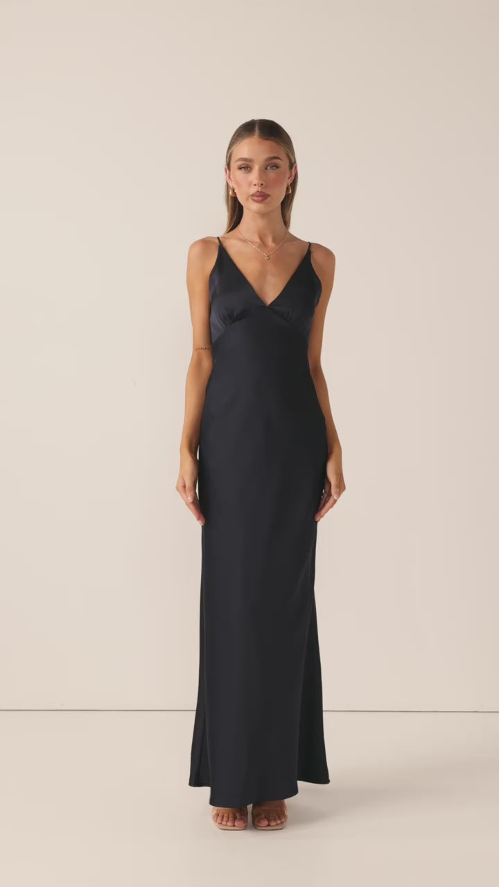 Load video: Ziah Maxi Dress - Navy