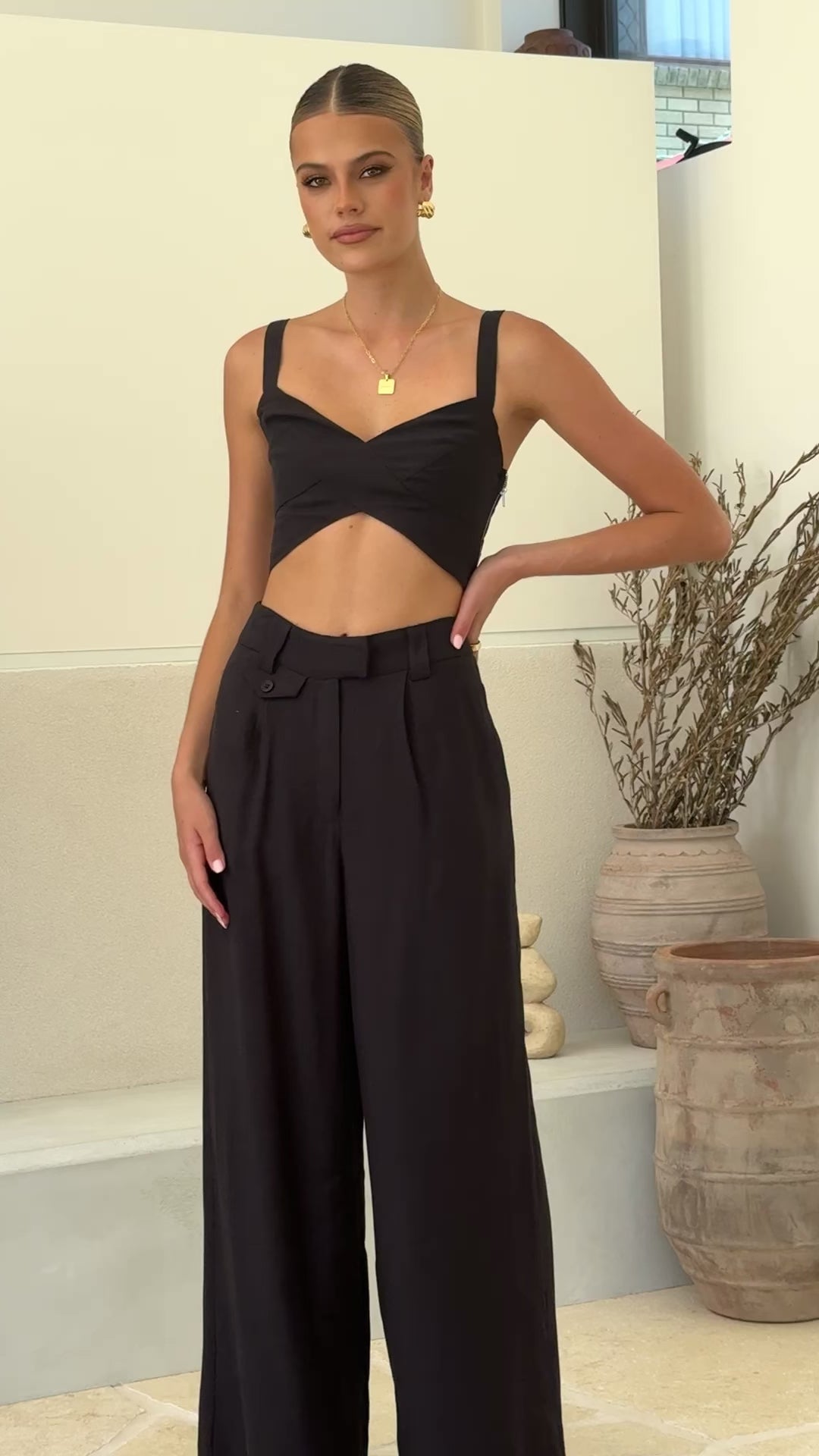 Toni Pants - Black - Billy J
