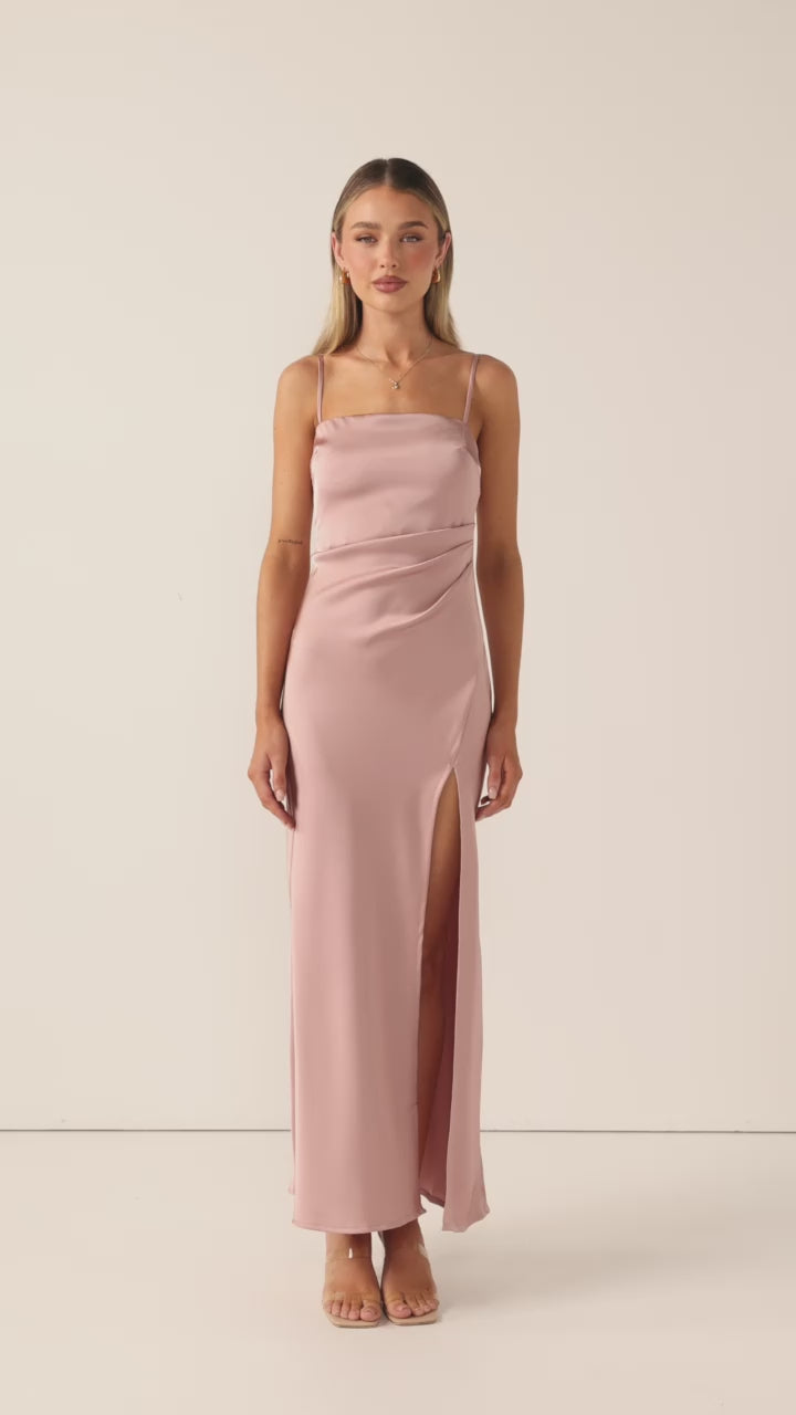 Load video: Ilana Maxi Dress - Dusty Pink
