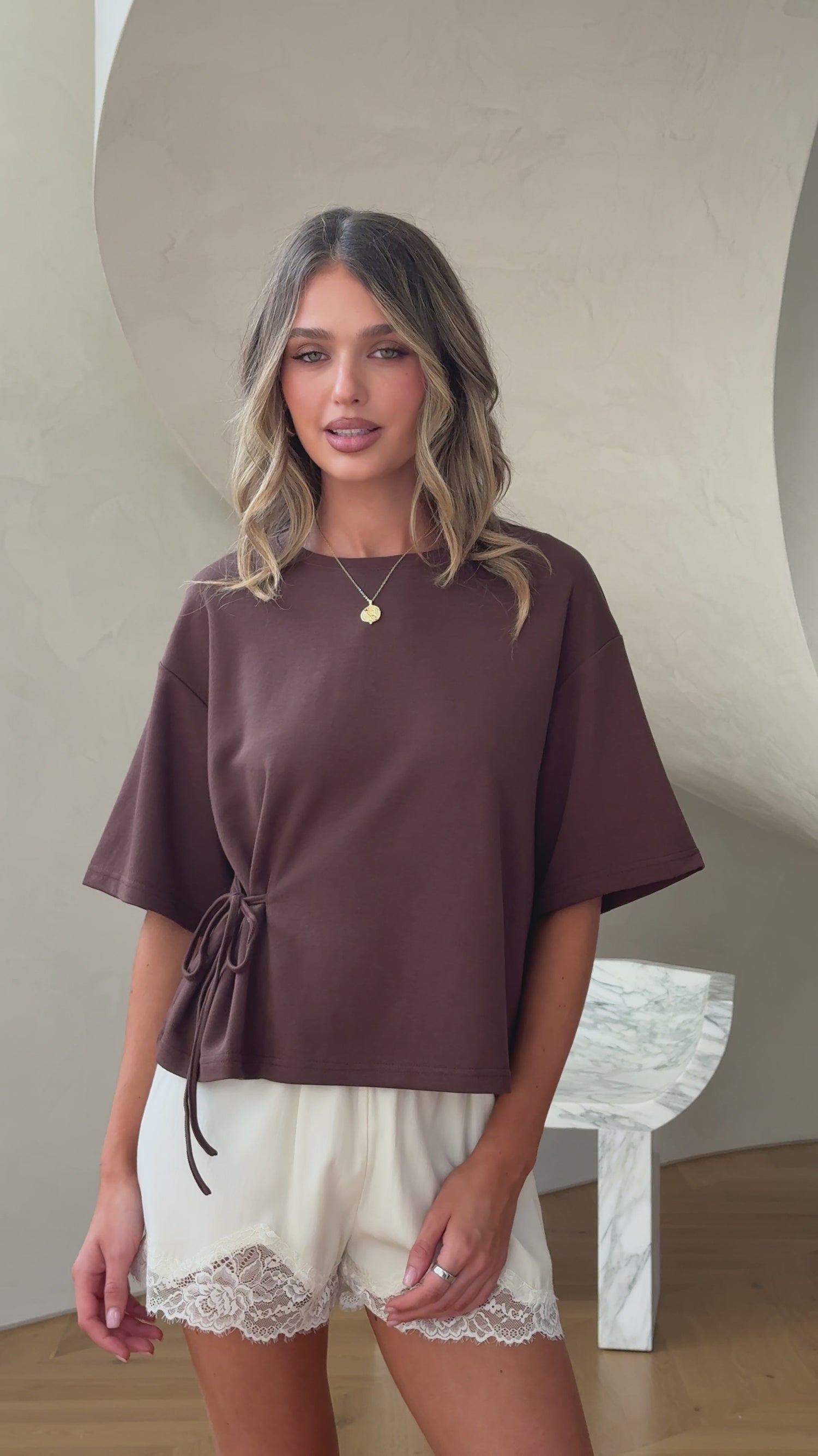 Madeline Top - Chocolate - Billy J