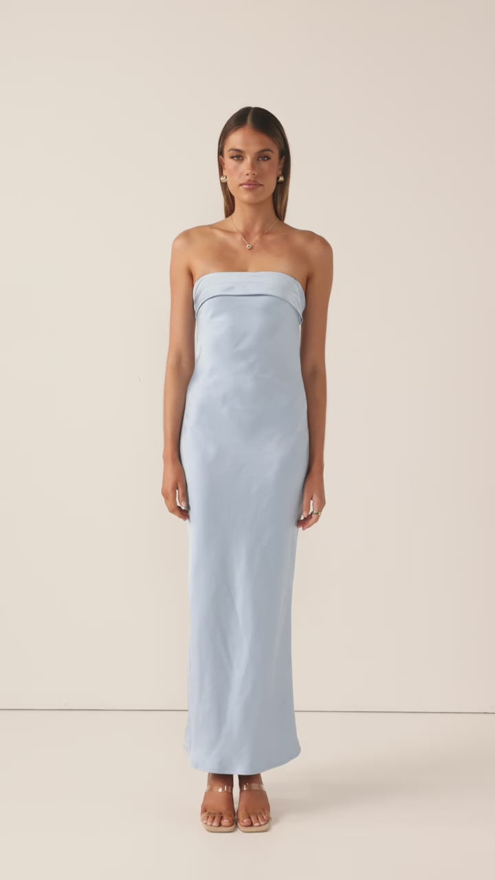 Load video: Gisele Maxi Dress - Baby Blue