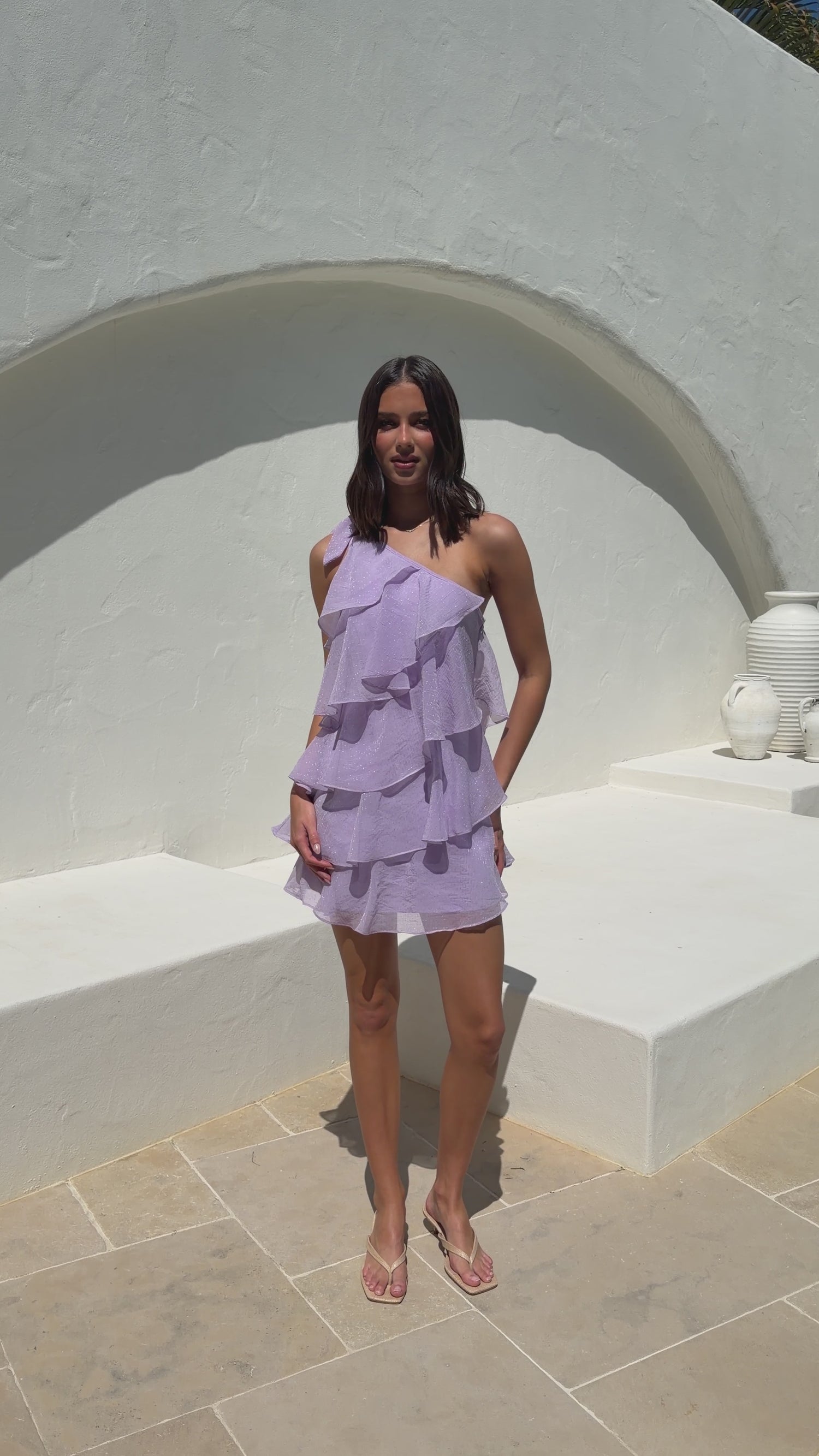 Silla Mini Dress - Lilac - Billy J