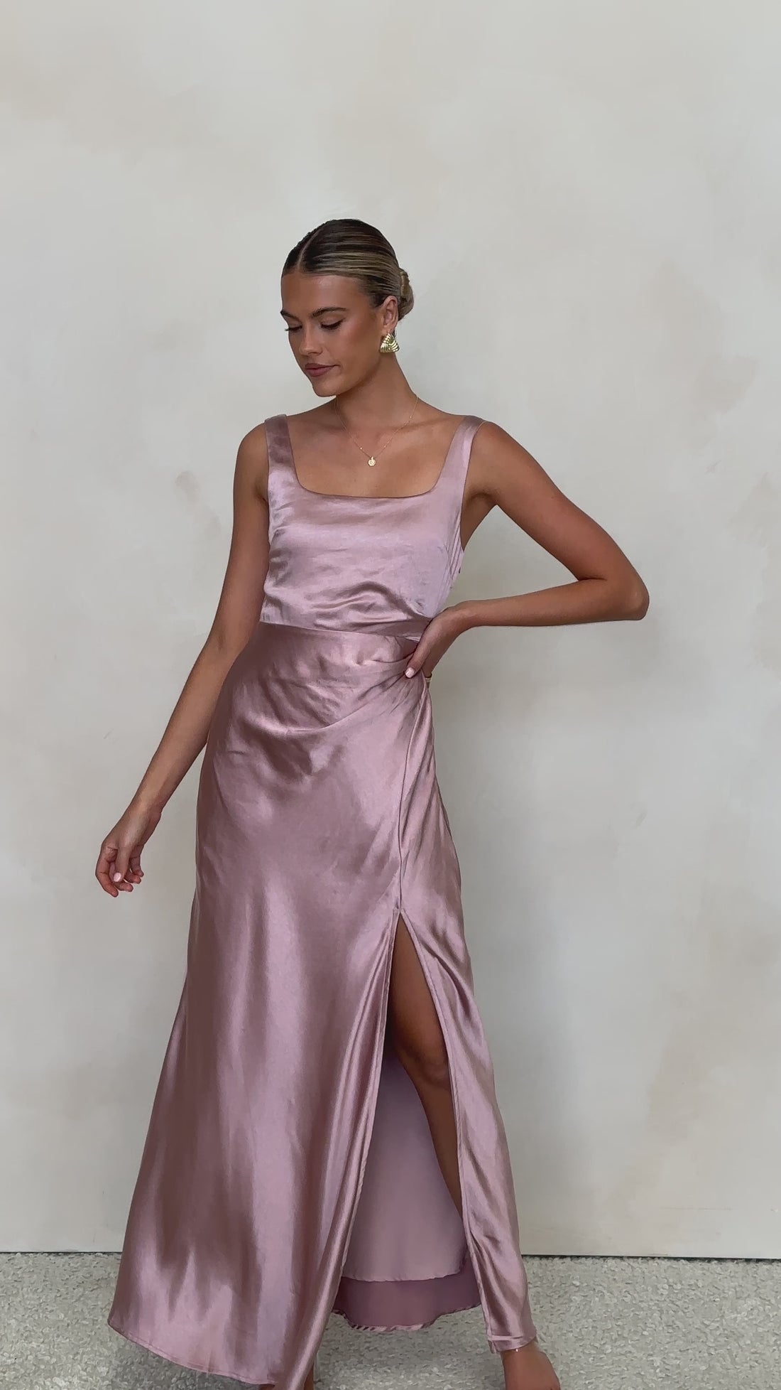Alaria Maxi Dress - Dusty Pink - Buy Women's Dresses