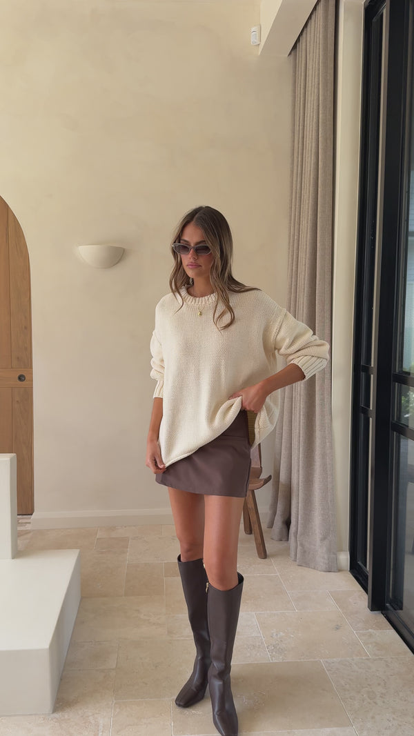 Jase Knit - Beige - Billy J