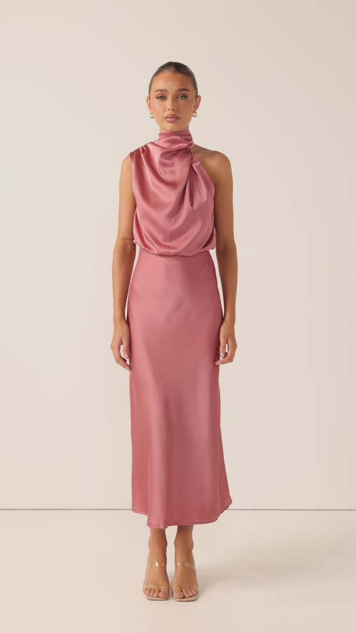 Esther Maxi Dress - Baked Rose - Billy J