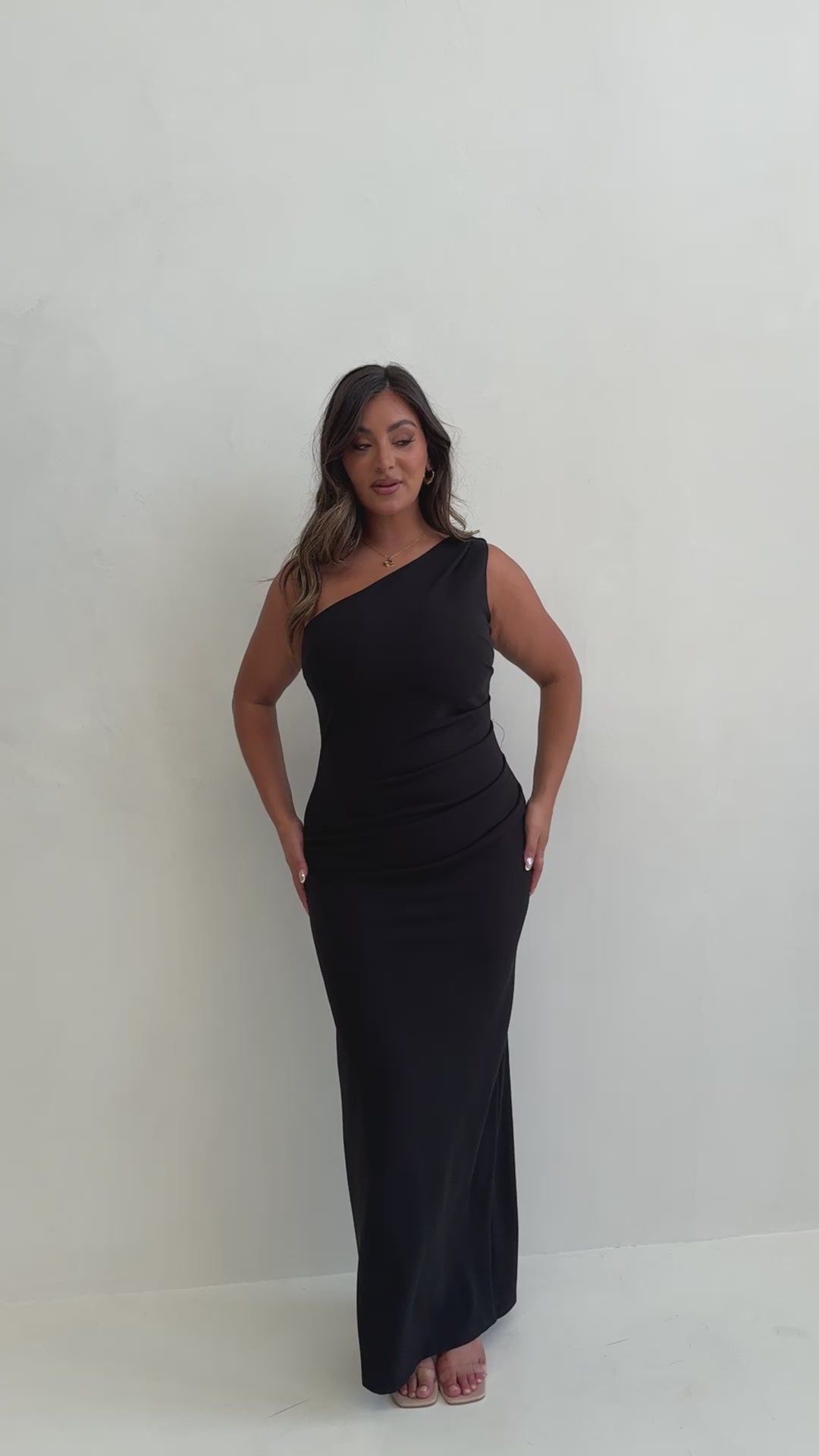 Cataleya Maxi Dress - Black - Billy J