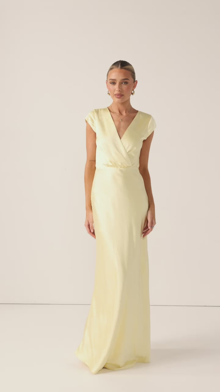 Selma Maxi Dress - Yellow - Billy J