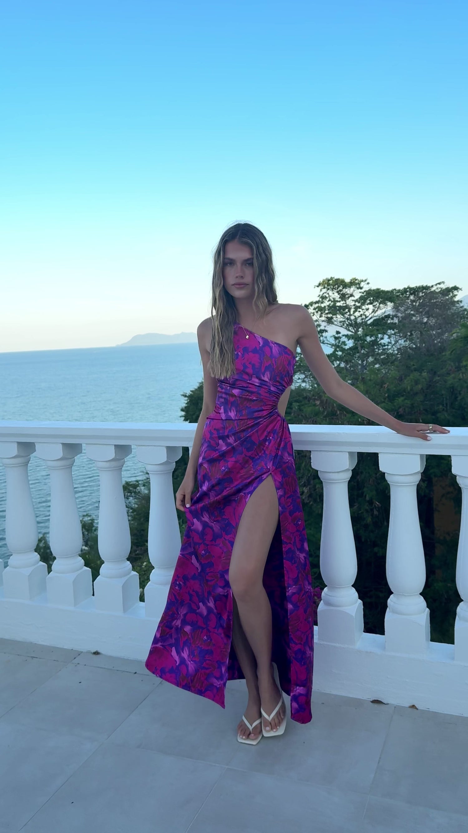 Barzilio Dress - Pink/Purple - Billy J