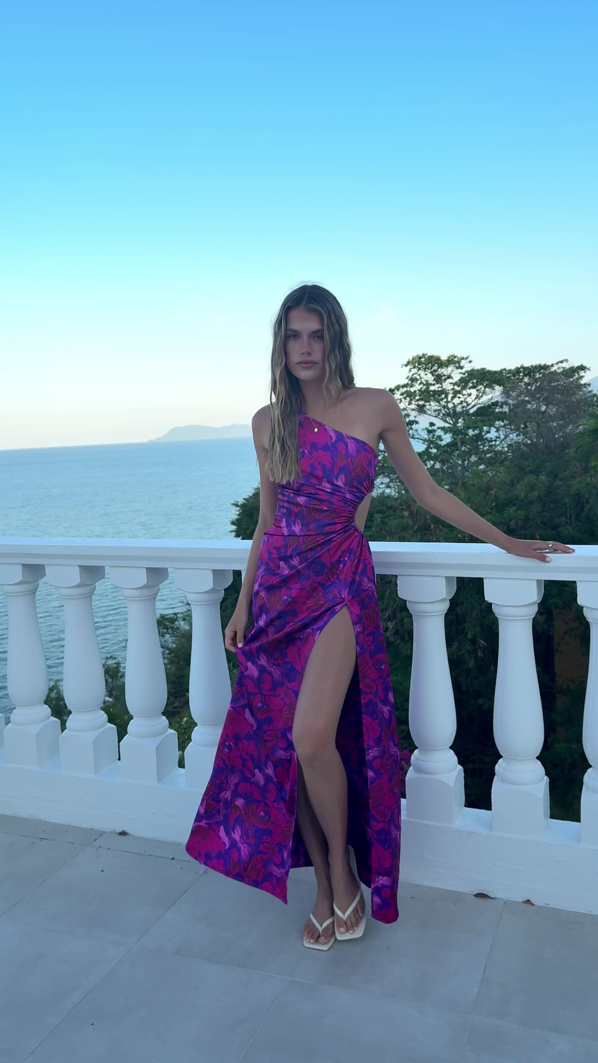 Barzilio Dress - Pink/Purple - Billy J