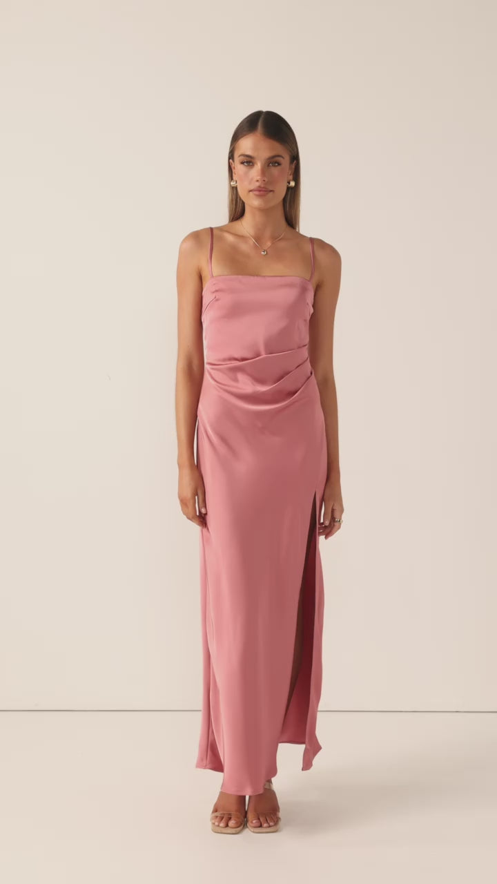 Load video: Ilana Maxi Dress - Baked Rose