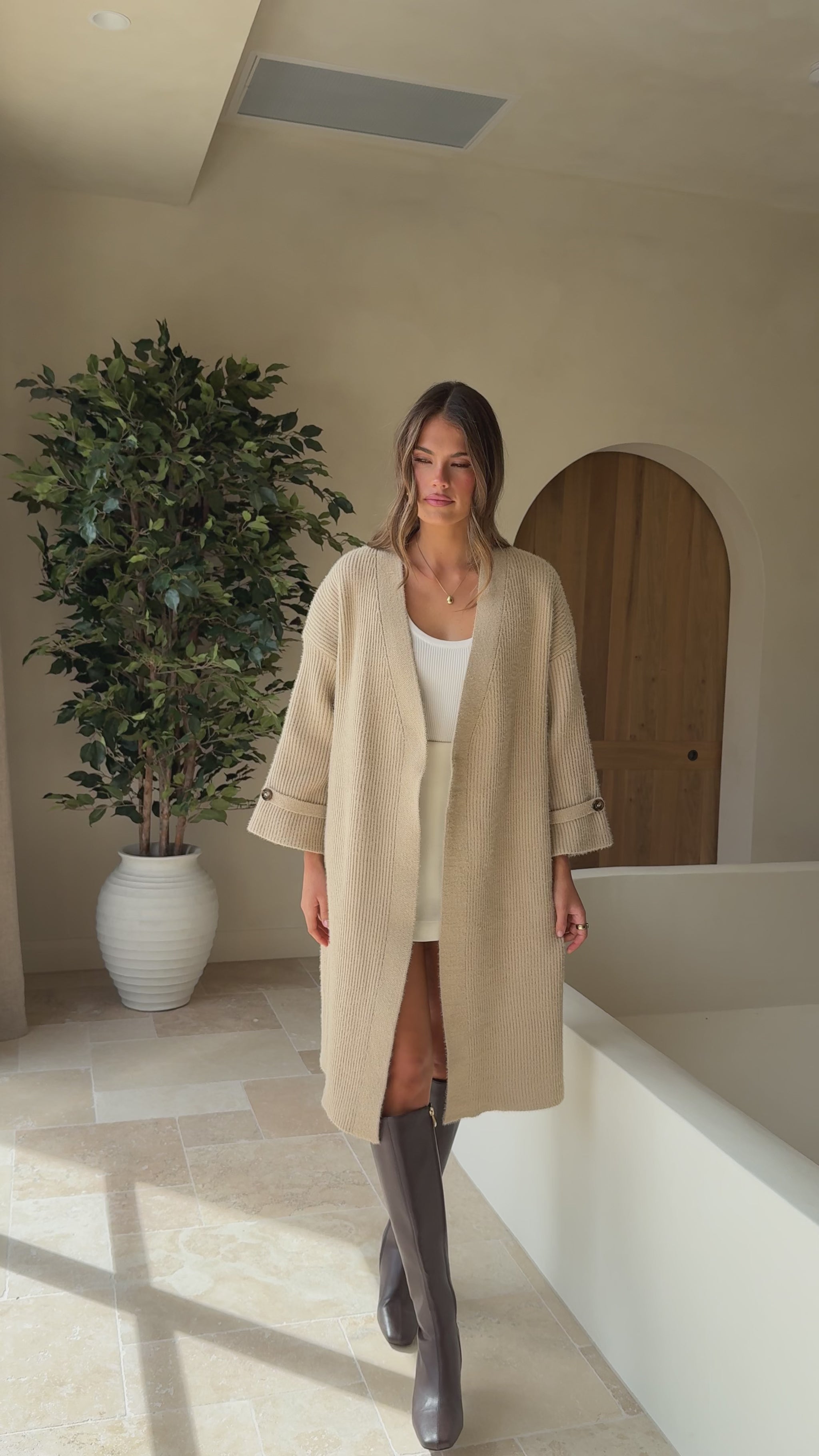 Tiana Coat - Chai - Billy J