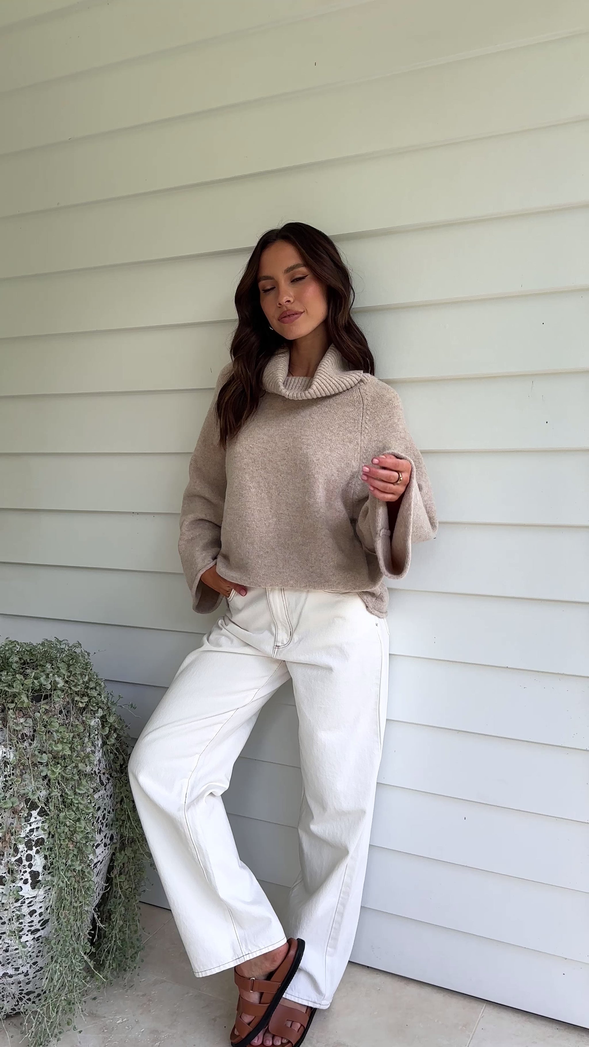 Jacques Knitted Jumper - Oatmeal - Billy J