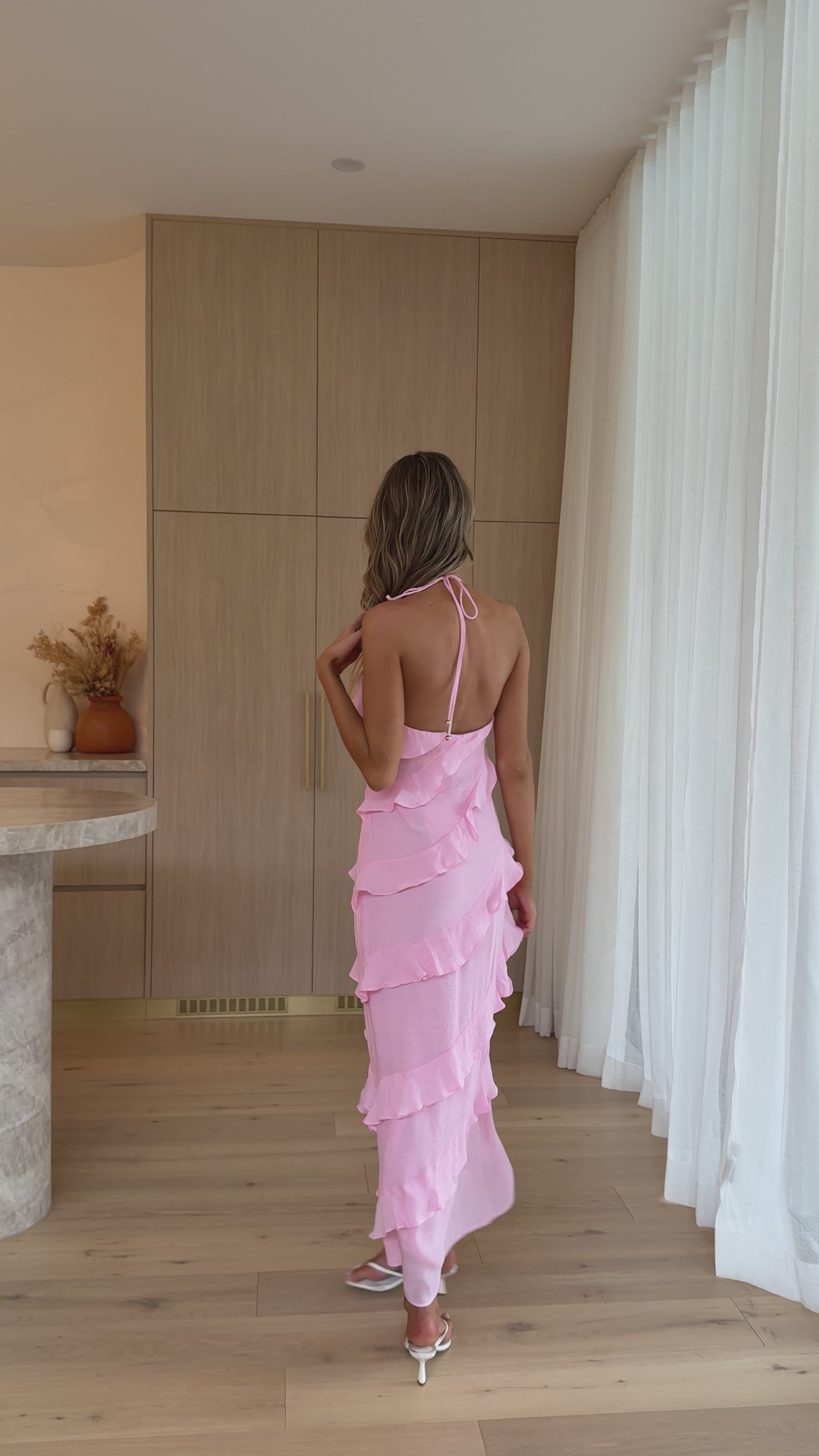 Sophia Maxi Dress - Soft Pink - Billy J