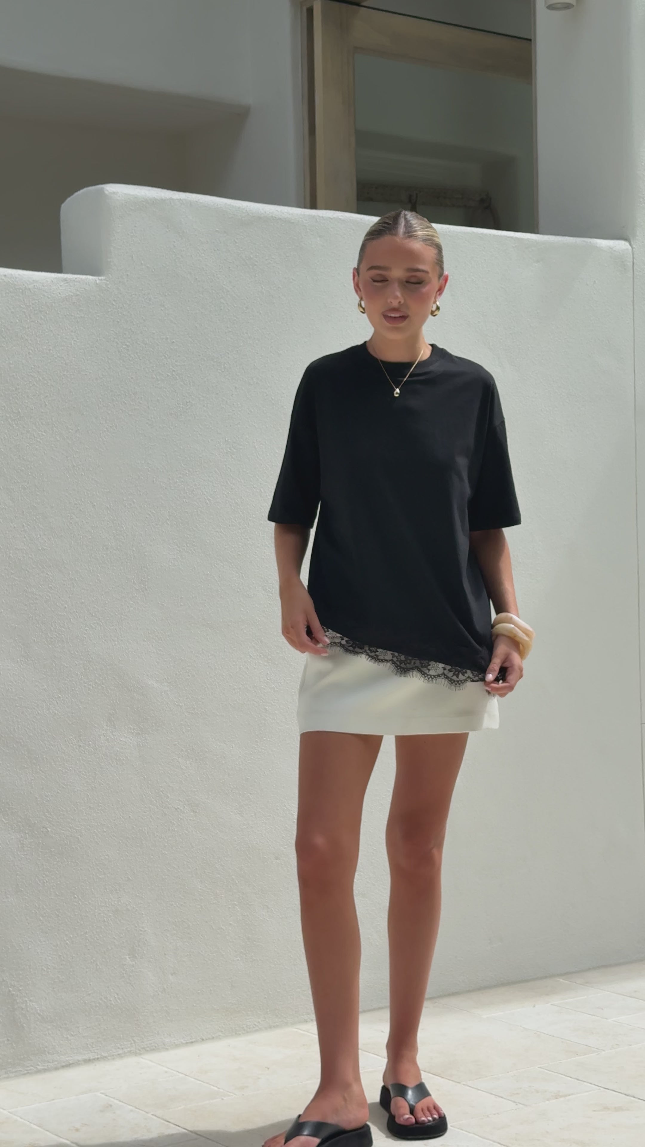 Load video: Vira Tee - Black - Billy J
