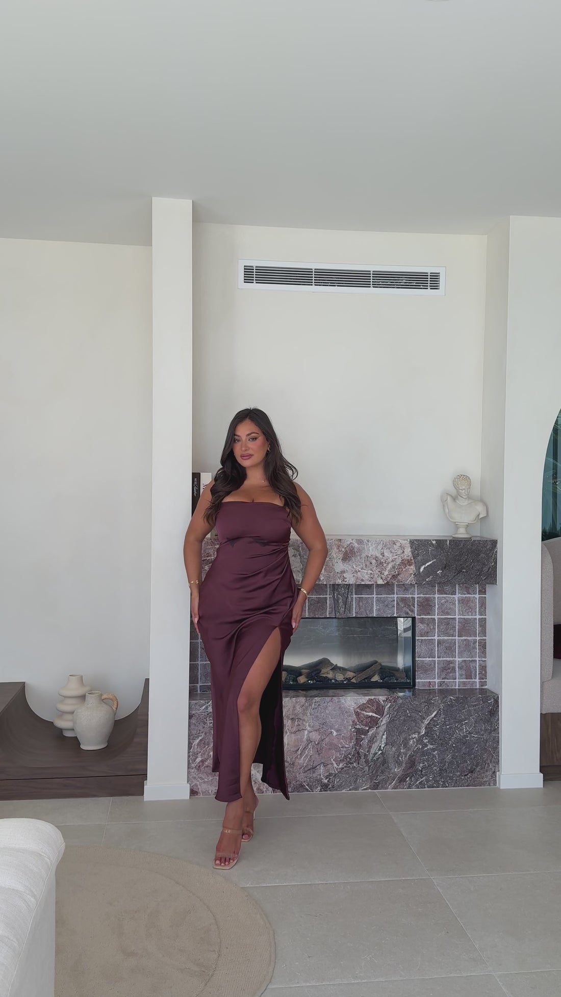Ilana Maxi Dress - Chocolate - Billy J