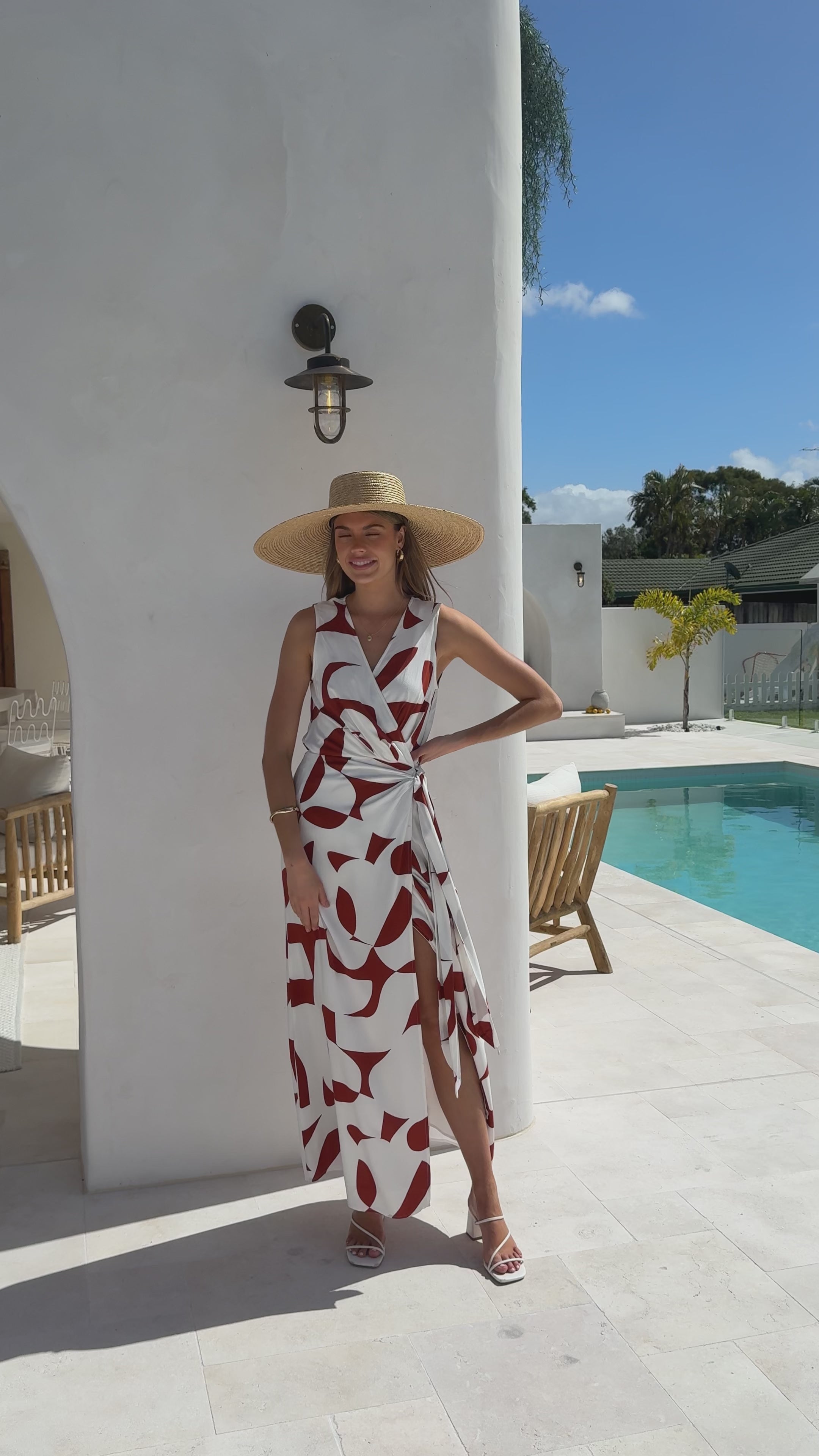Load video: Belle Maxi Dress - Sienna - Billy J
