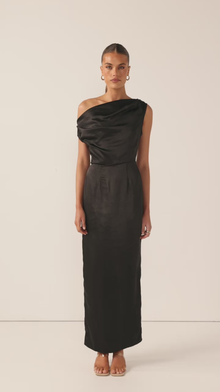 Harlowe Maxi Dress - Black - Billy J