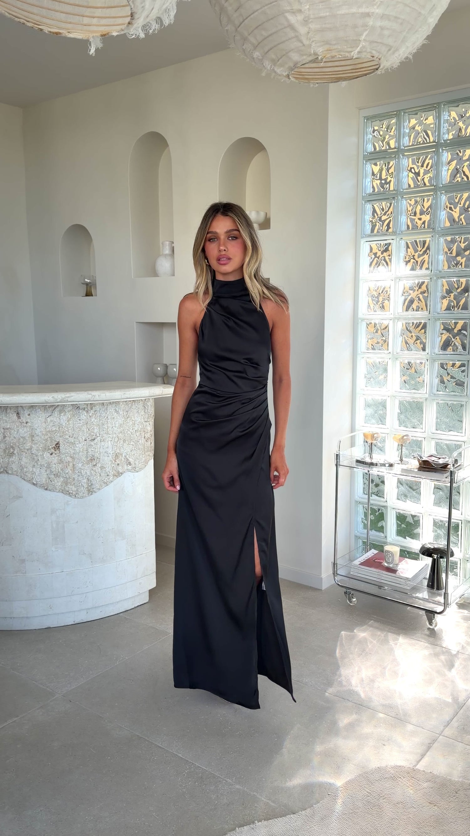 Cara Maxi Dress - Black - Billy J