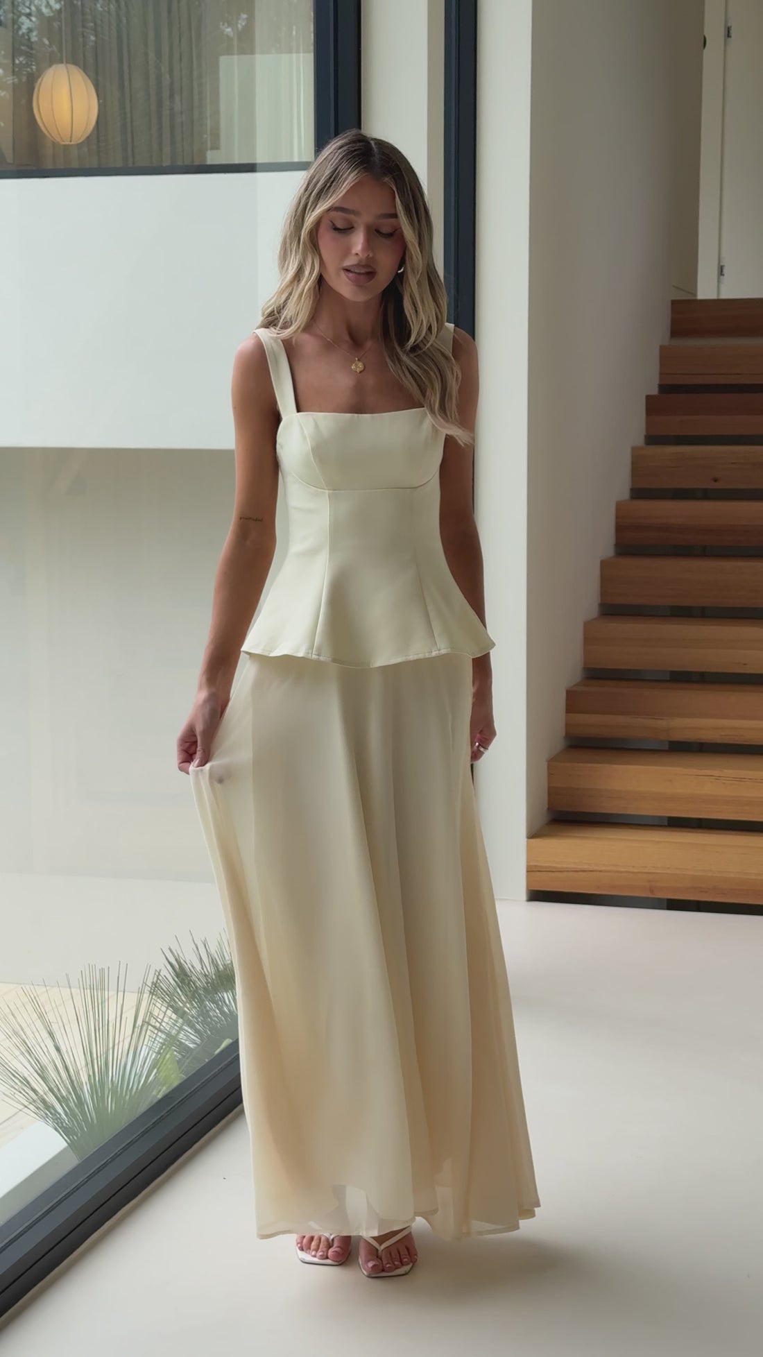 Katarina Maxi Dress - Butter - Billy J