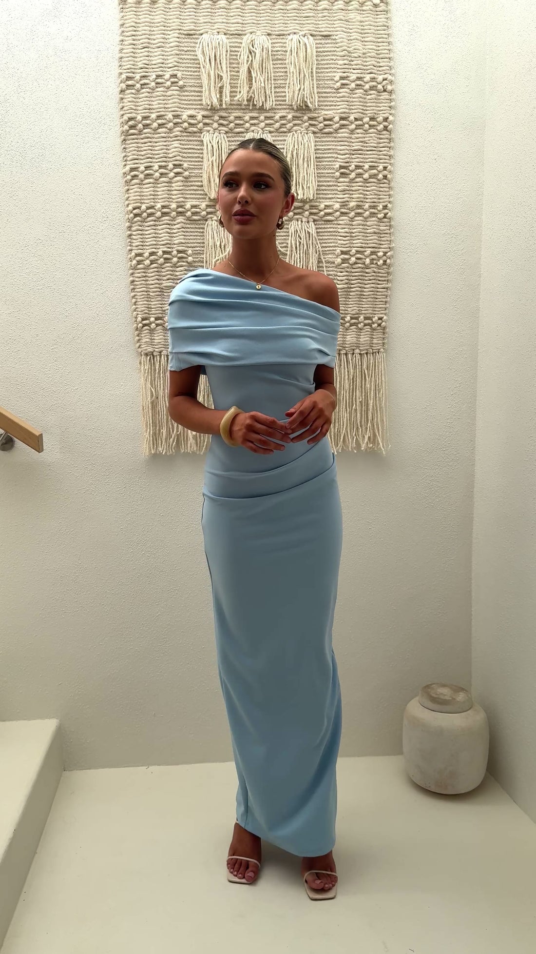 Telaia Maxi Dress - Blue - Billy J