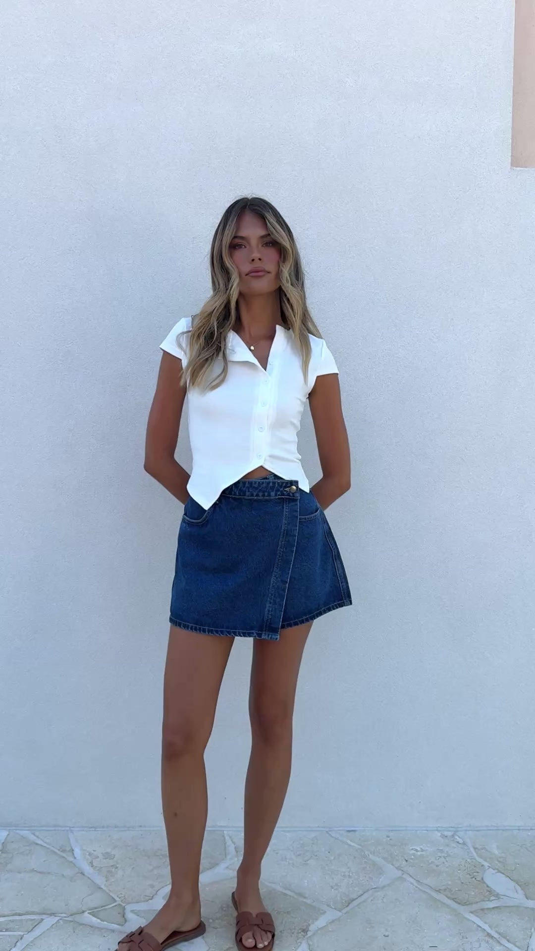 Houston Skort - Denim - Billy J