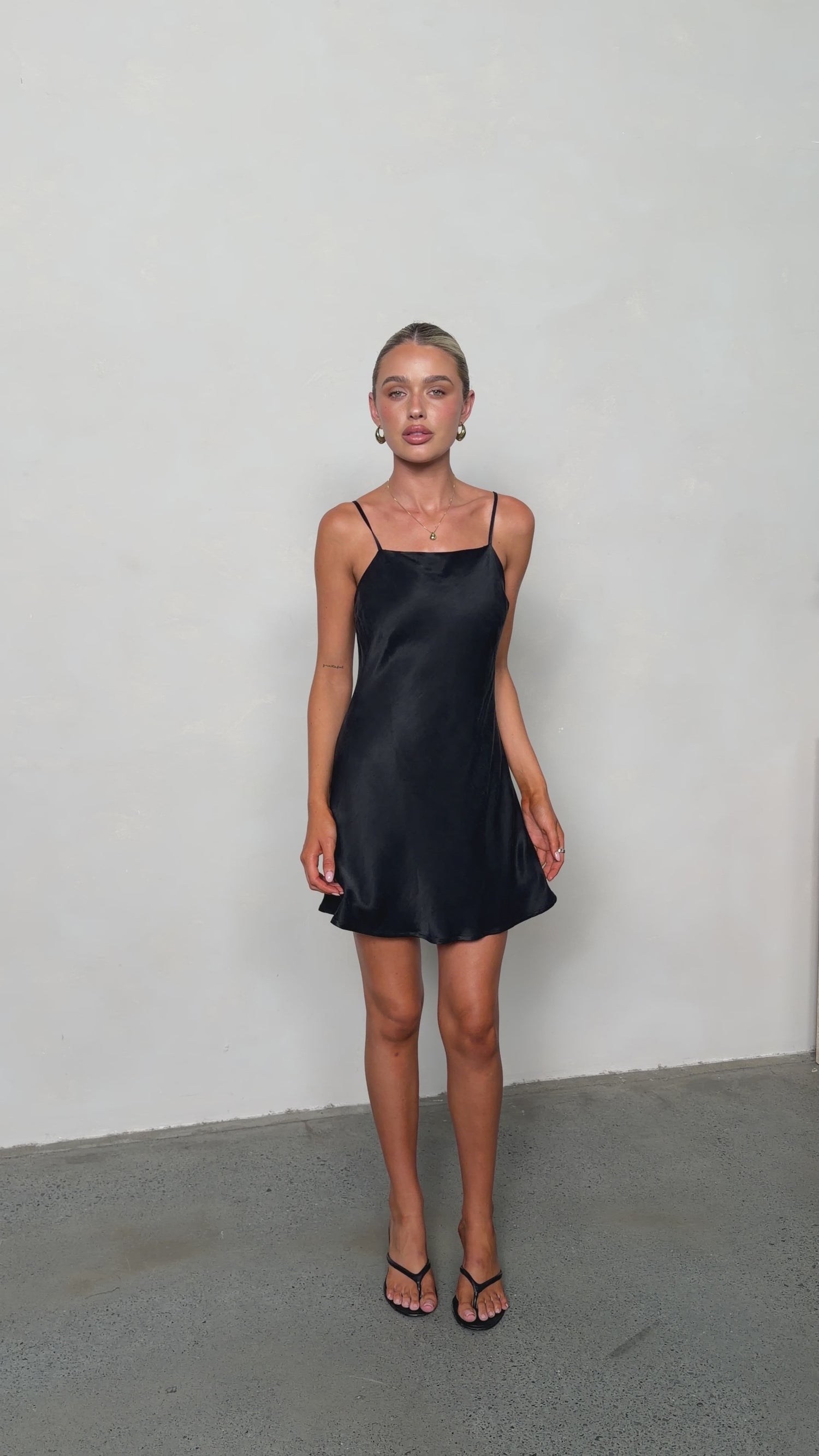Laura Mini Dress - Black - Billy J