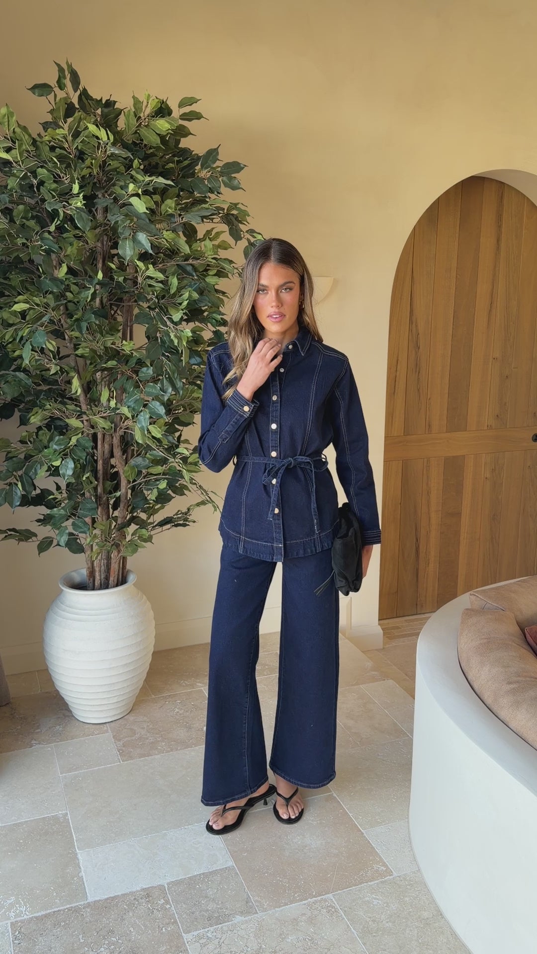 Selene Denim Jacket - Indigo - Billy J
