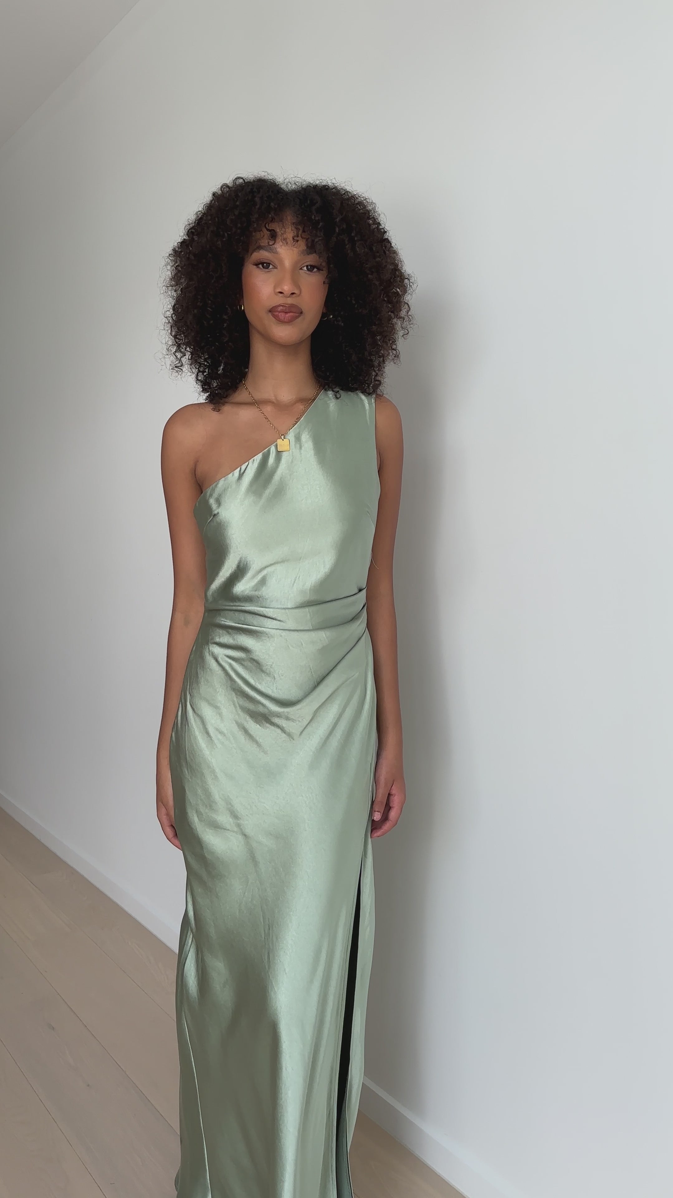 Load video: Victoria Maxi Dress - Sage - Billy J