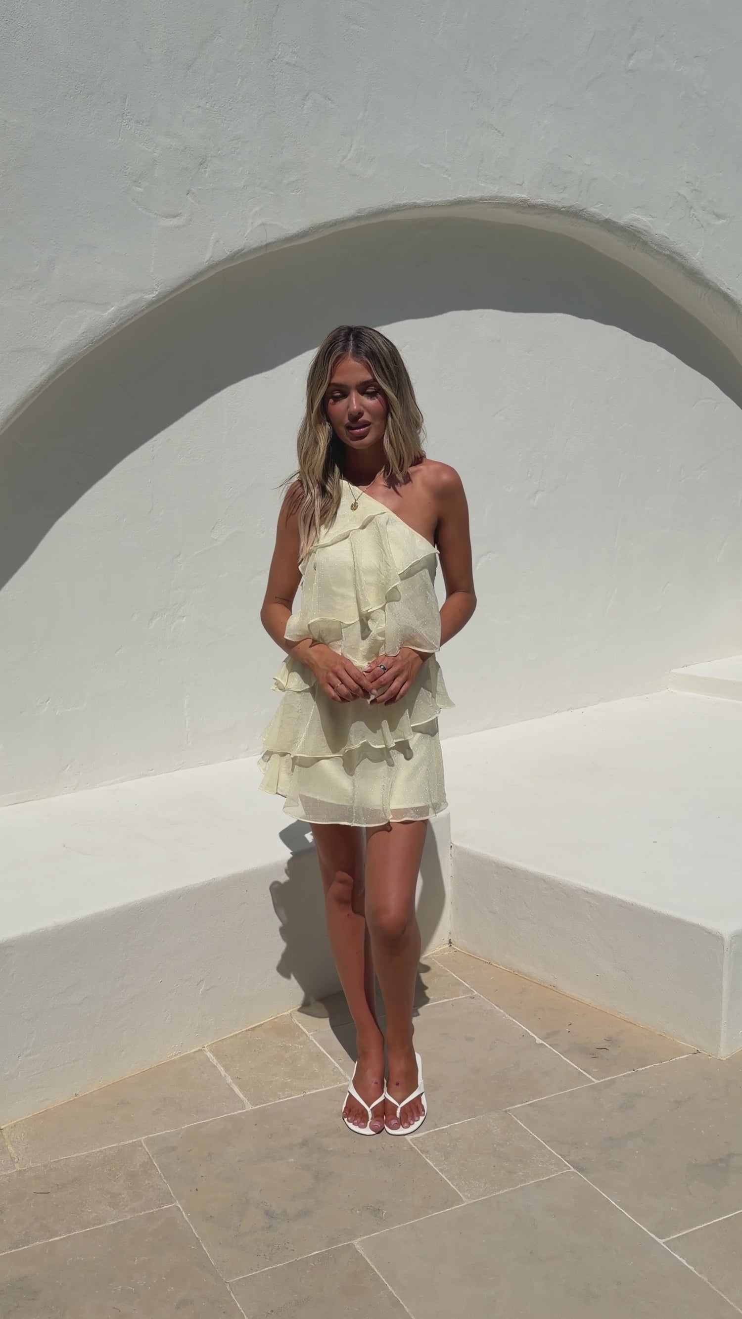 Silla Mini Dress - Butter - Billy J
