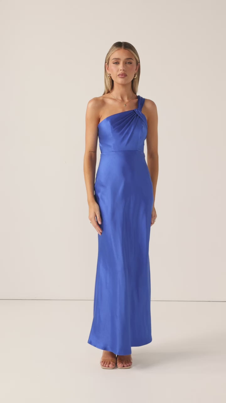 Load video: Leah Maxi Dress - Royal Blue - Billy J