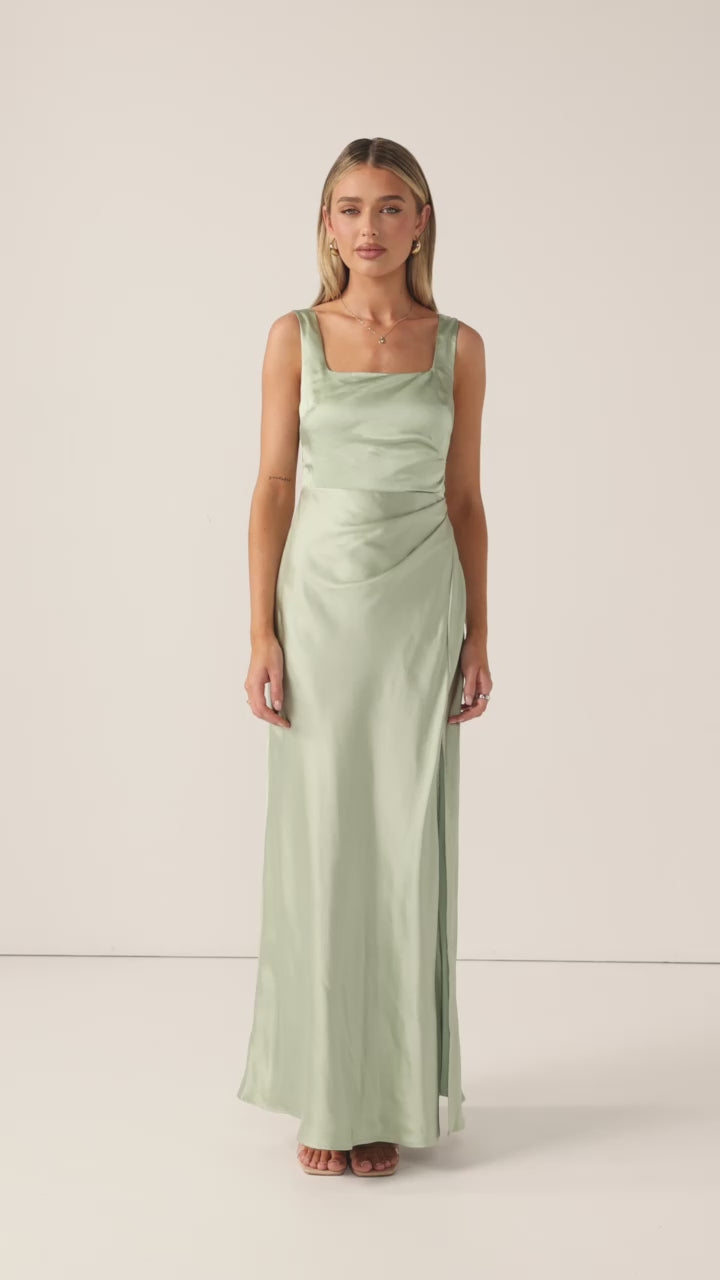 Load video: Alaria Maxi Dress - Sage