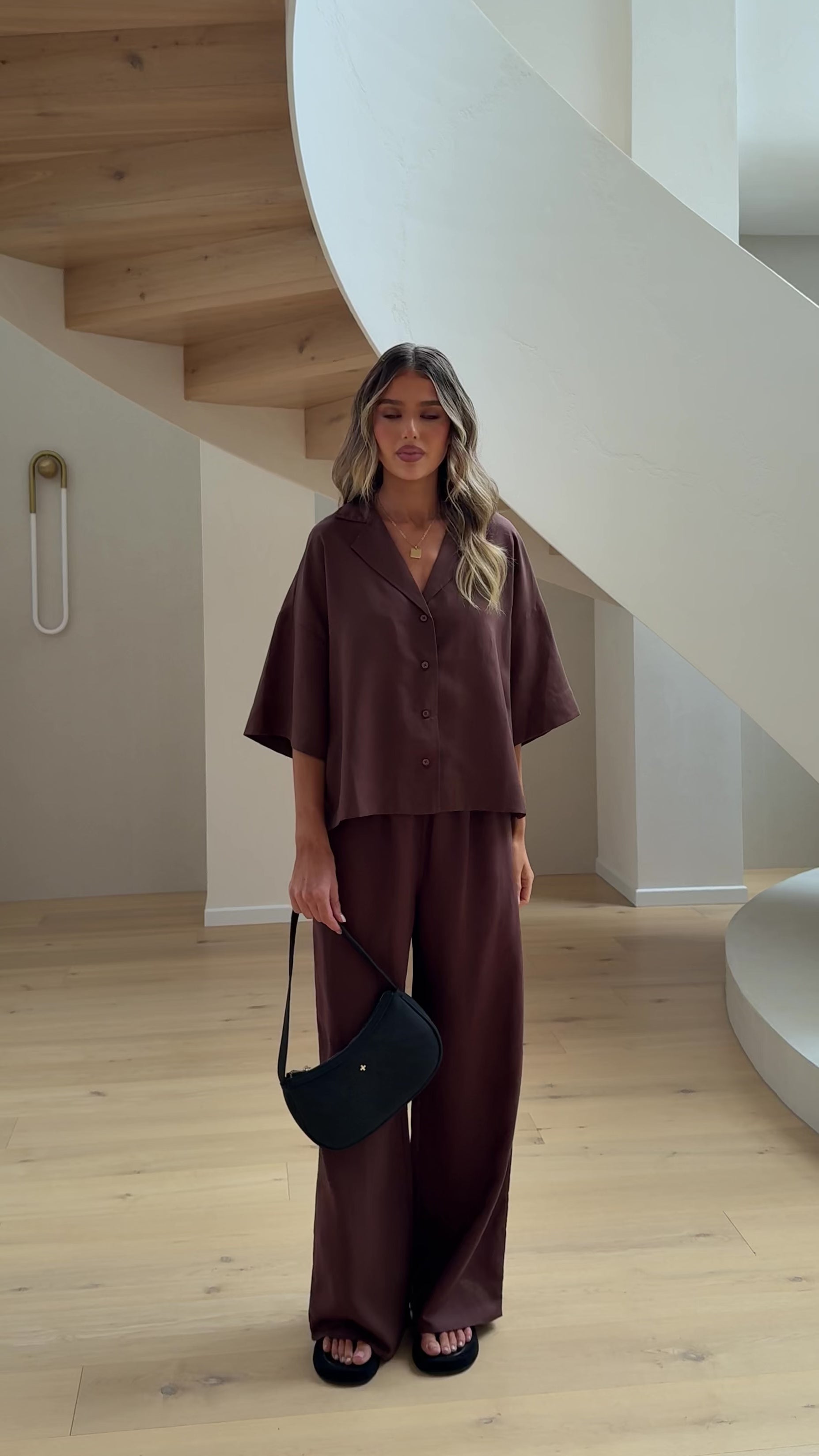 Luna Pants - Chocolate - Billy J
