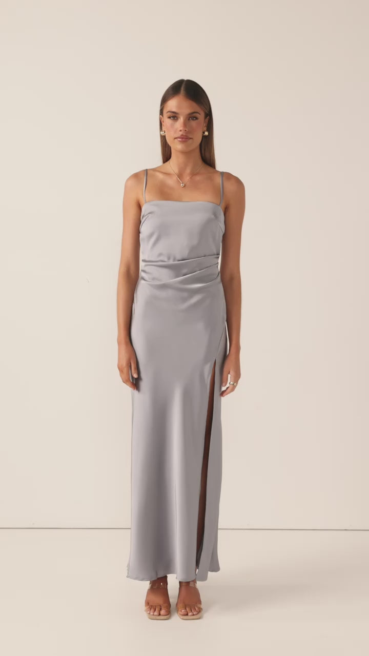 Ilana Maxi Dress - Steel Blue - Billy J