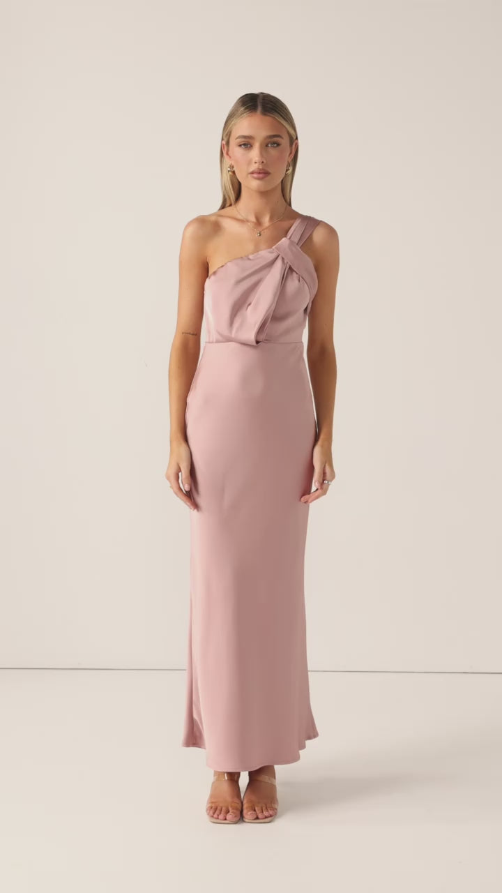Load video: Greta Maxi Dress - Dusty Pink - Billy J