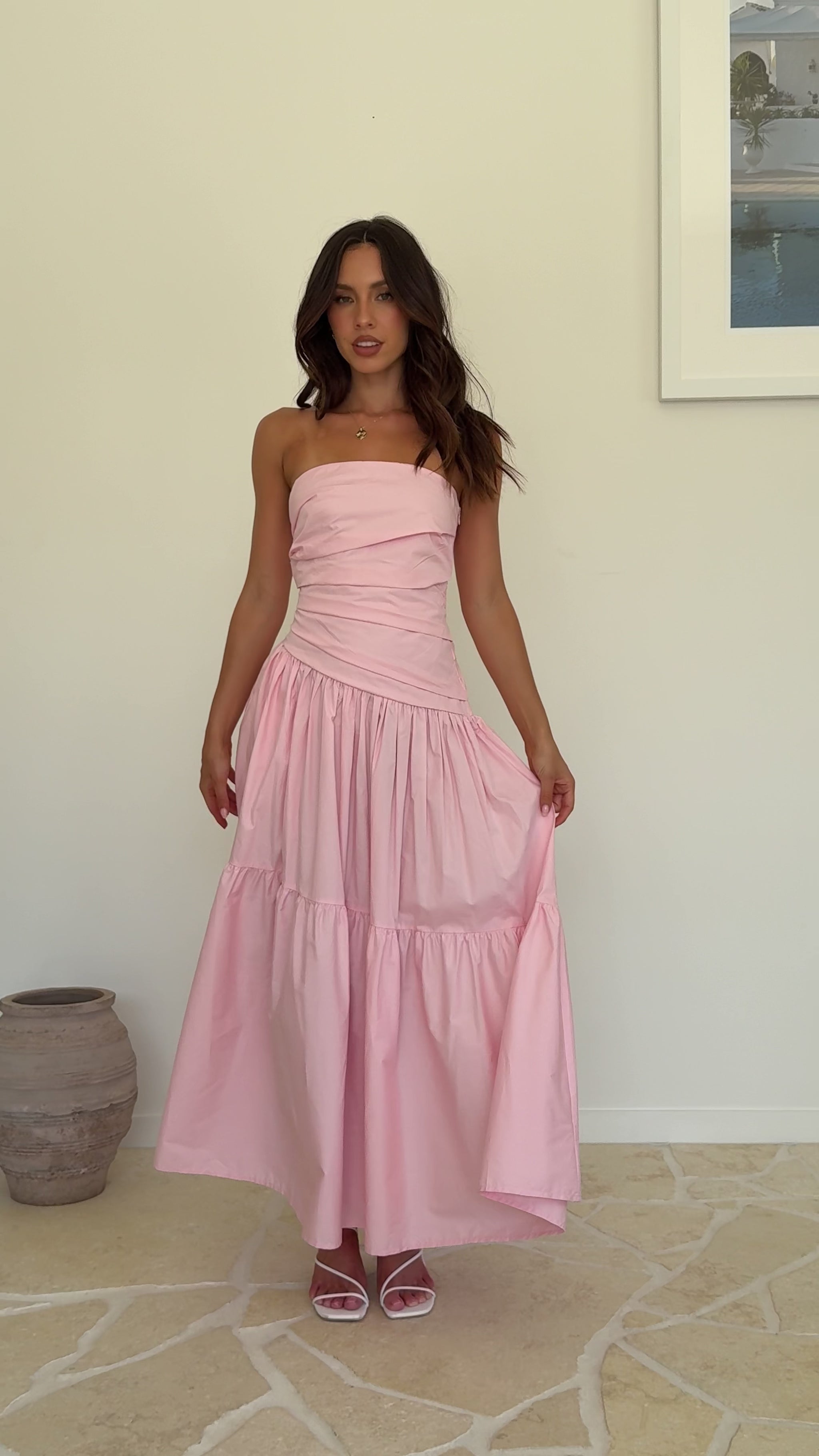 Lola Maxi Dress - Pink - Billy J