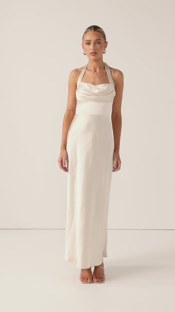 Alexa Maxi Dress - Champagne - Billy J