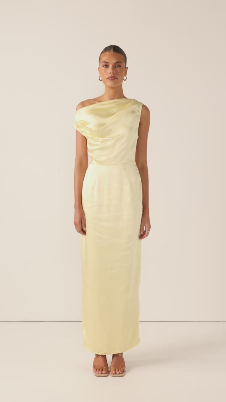 Load video: Harlowe Maxi Dress - Yellow