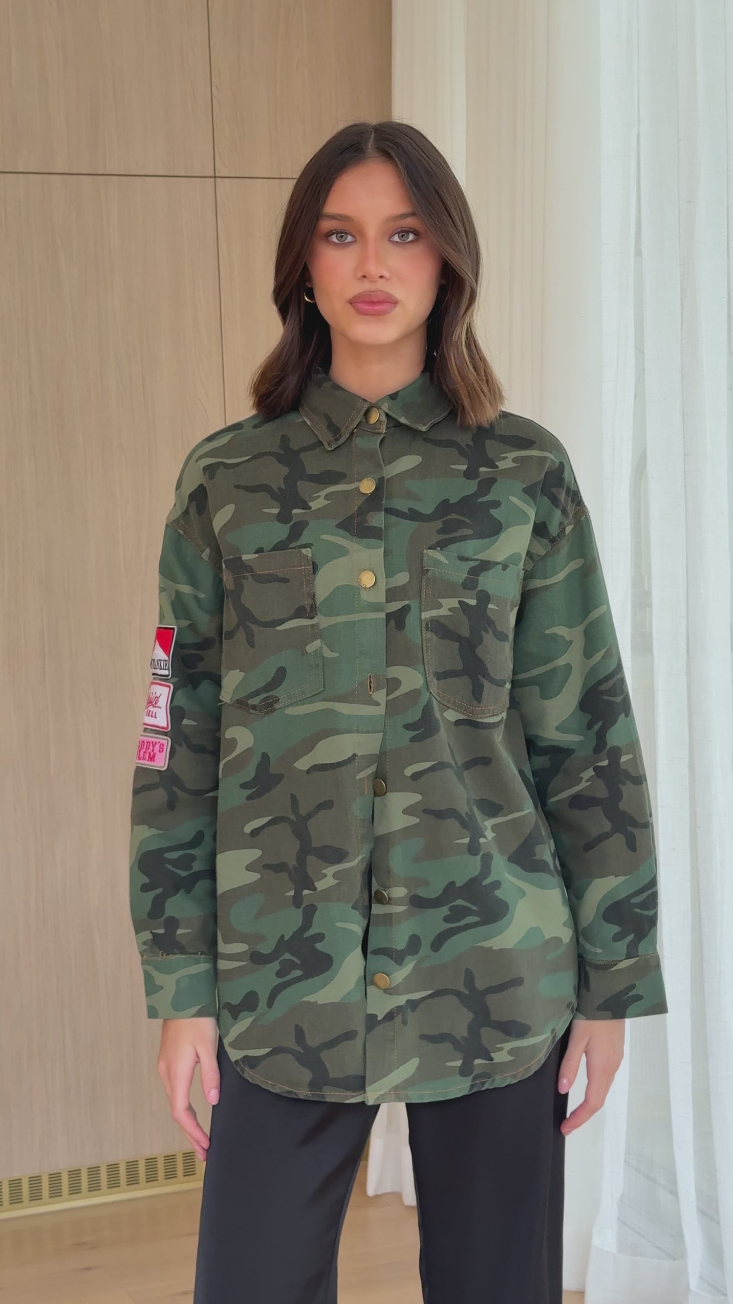 Kennedy Jacket - Green Camo - Billy J