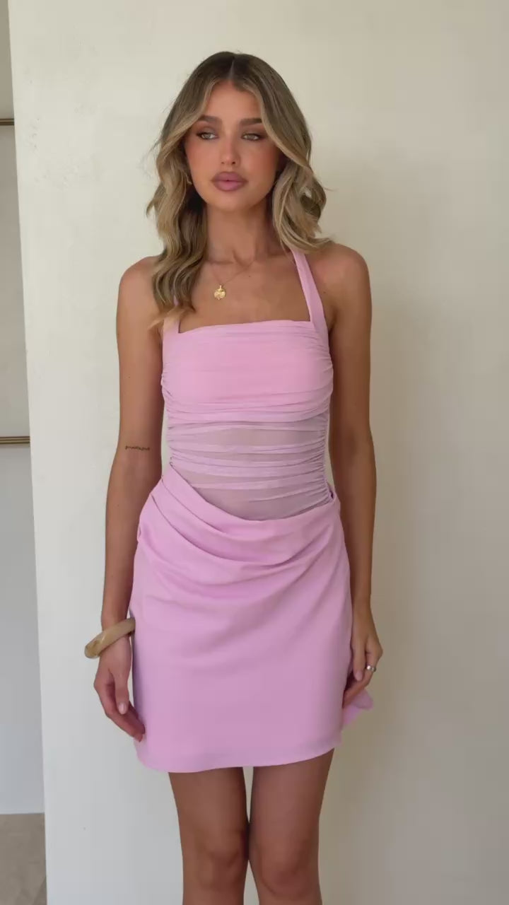 Trinity Mini Dress - Pink - Billy J