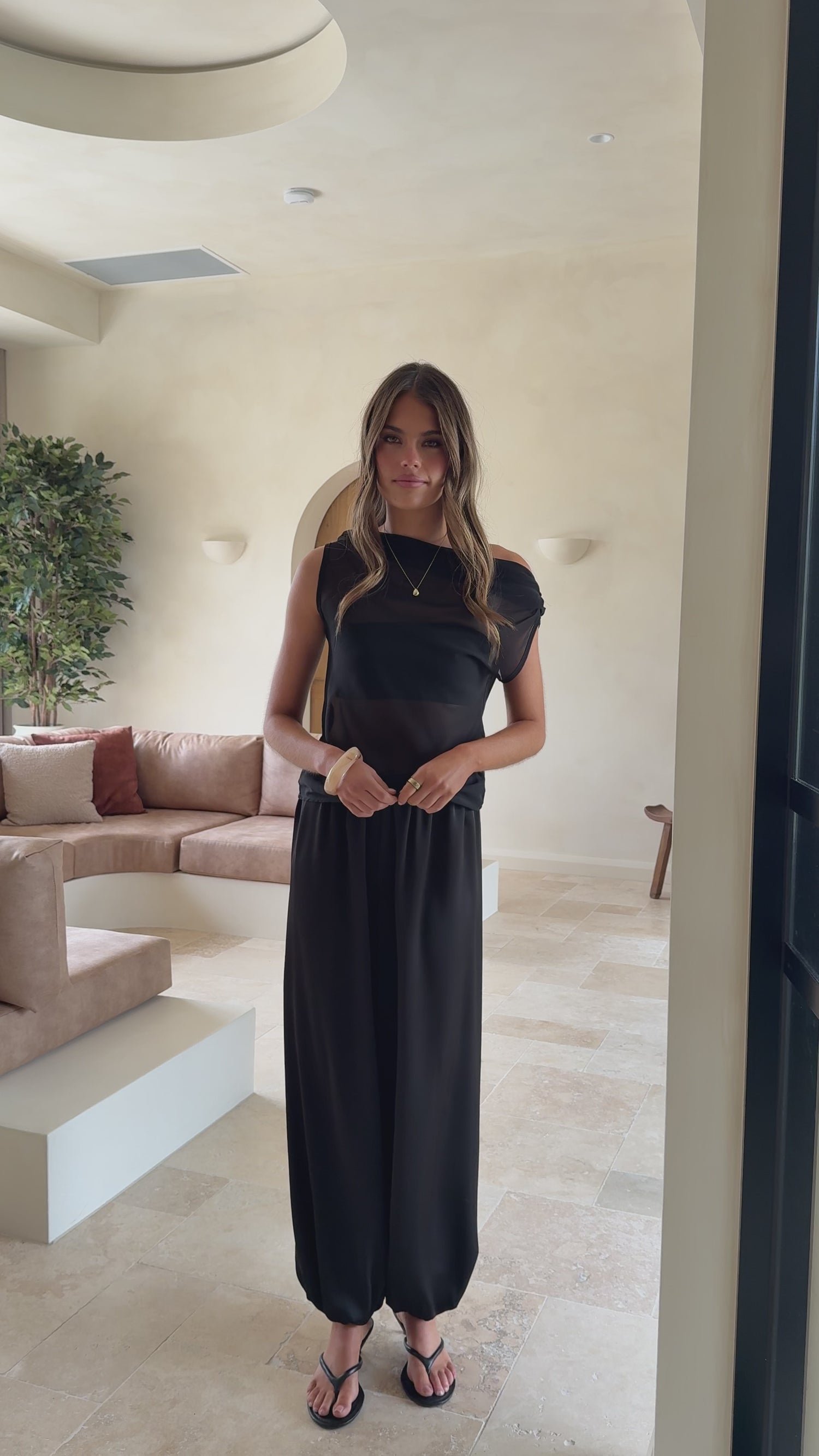 Ariella Pants - Black - Billy J